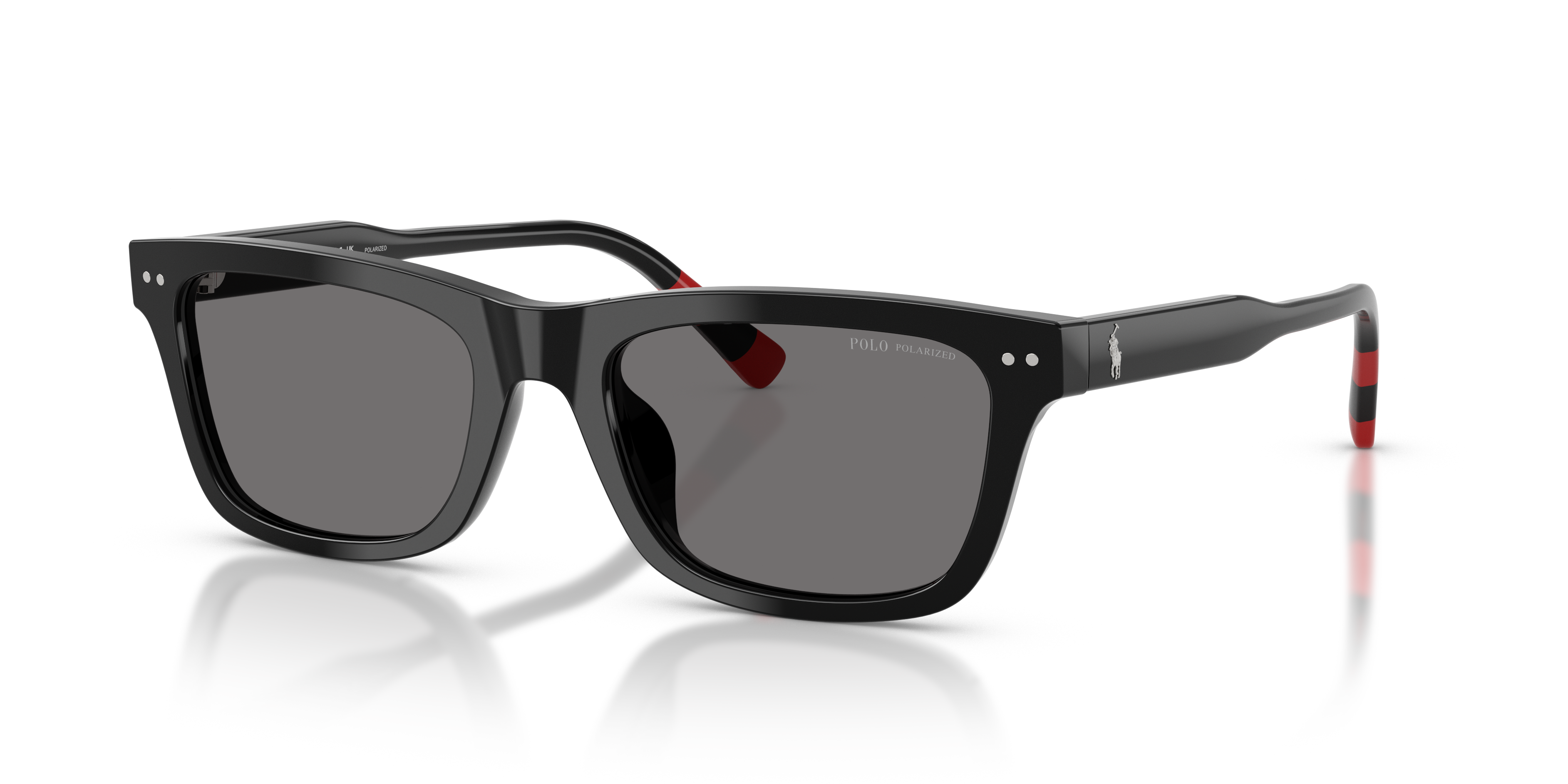 Polo by Ralph Lauren PH4240U - Shiny Black, three-quarter view #Colour_Shiny Black