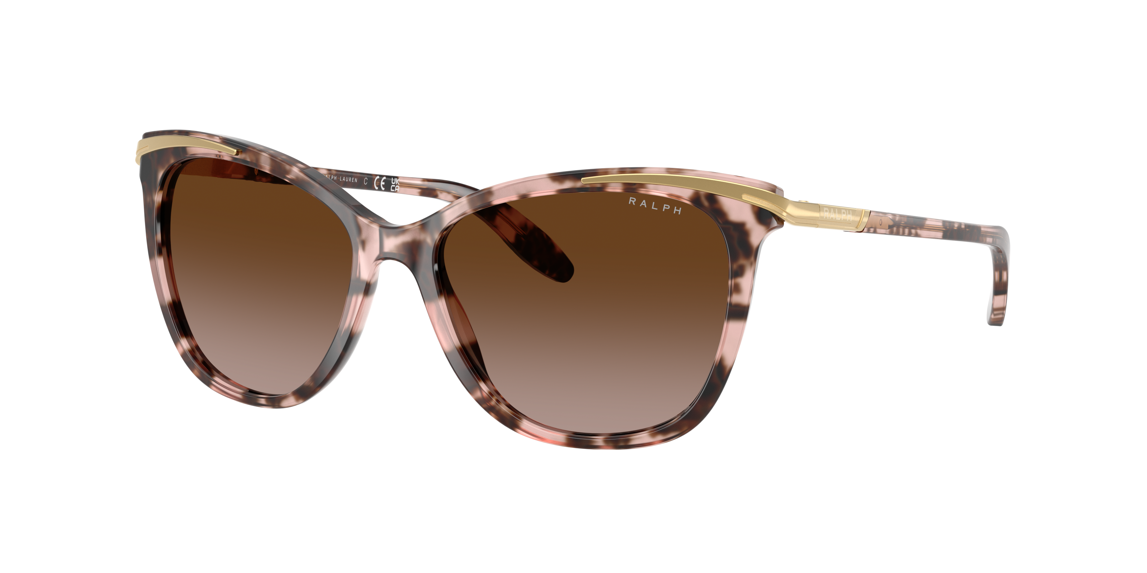 Ralph by Ralph Lauren RA5203 in Pink Tortoise, three-quarter view #Colour_Pink Tortoise