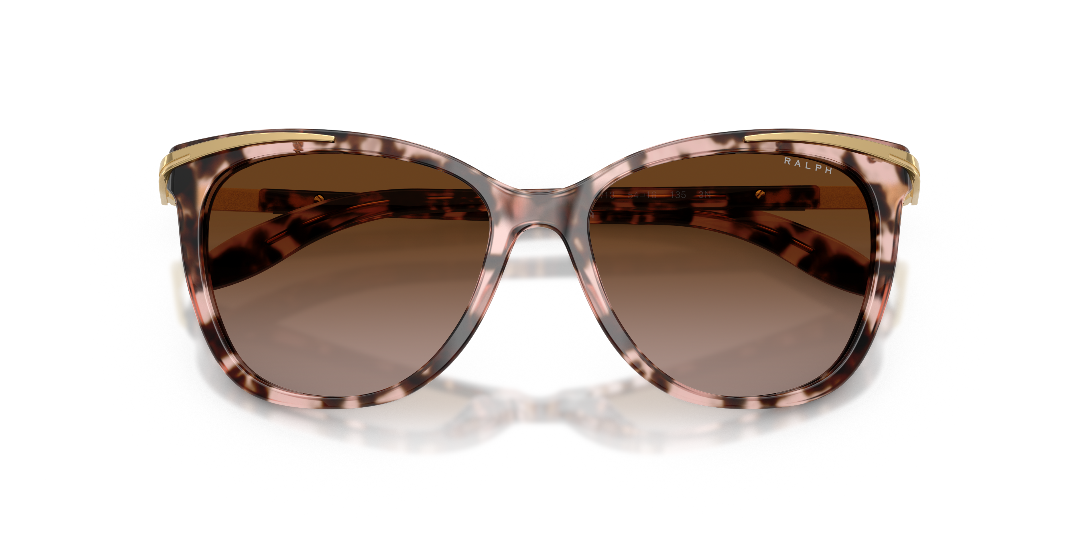 Ralph by Ralph Lauren RA5203 in Pink Tortoise, front detail view #Colour_Pink Tortoise