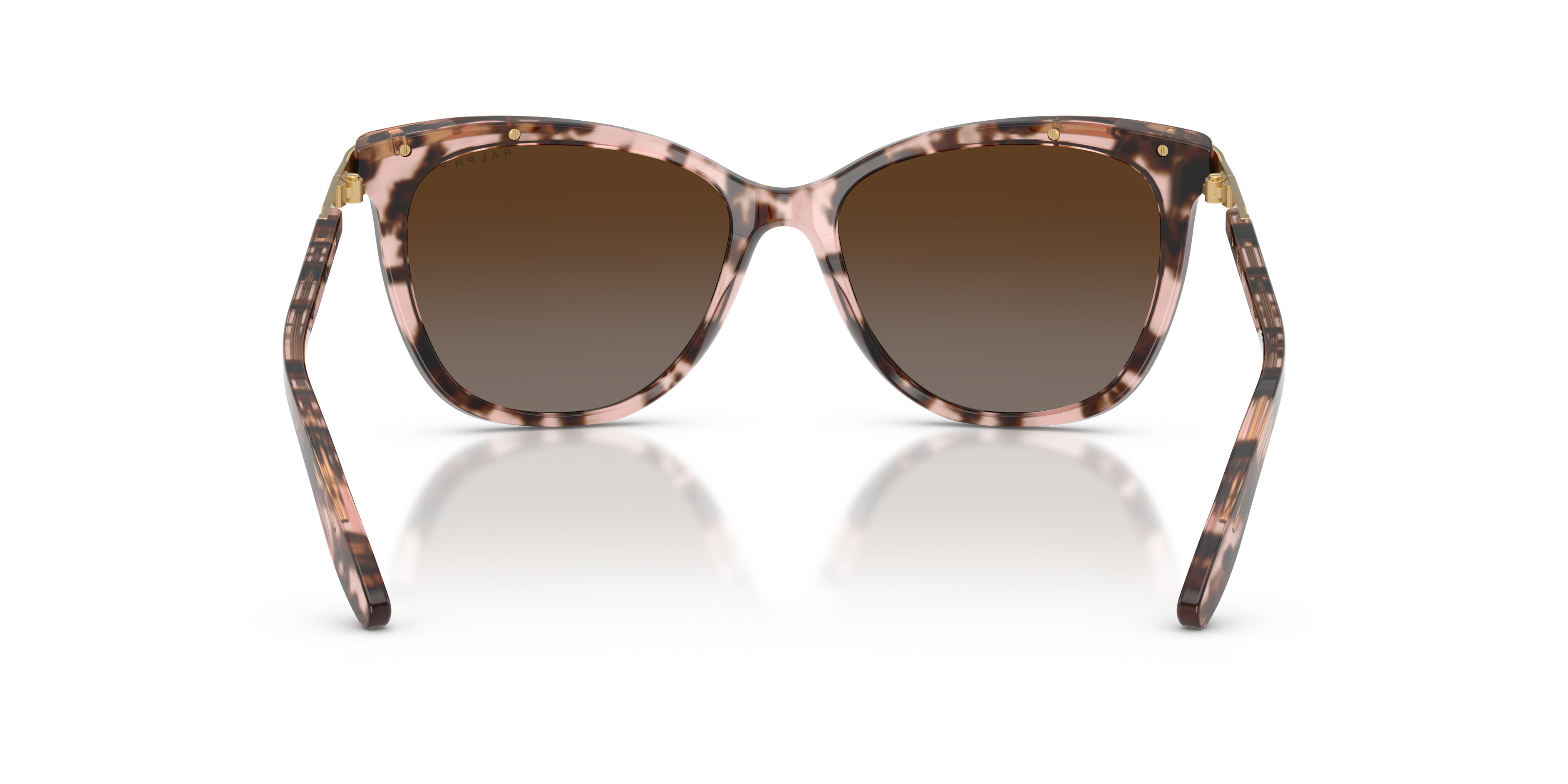 Ralph by Ralph Lauren RA5203 in Shiny Pink Tortoise & Gold, back view #Colour_Shiny Pink Tortoise & Gold