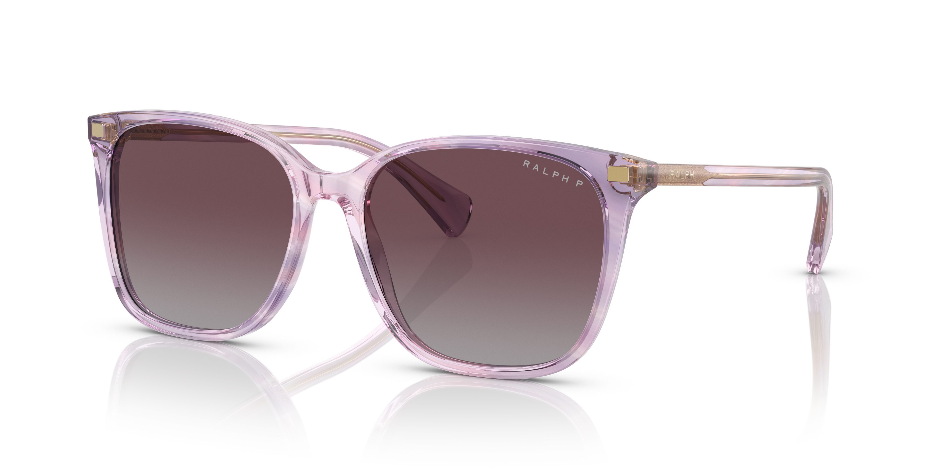 Ralph by Ralph Lauren RA5293 in Striped Purple, three-quarter view #Colour_Striped Purple