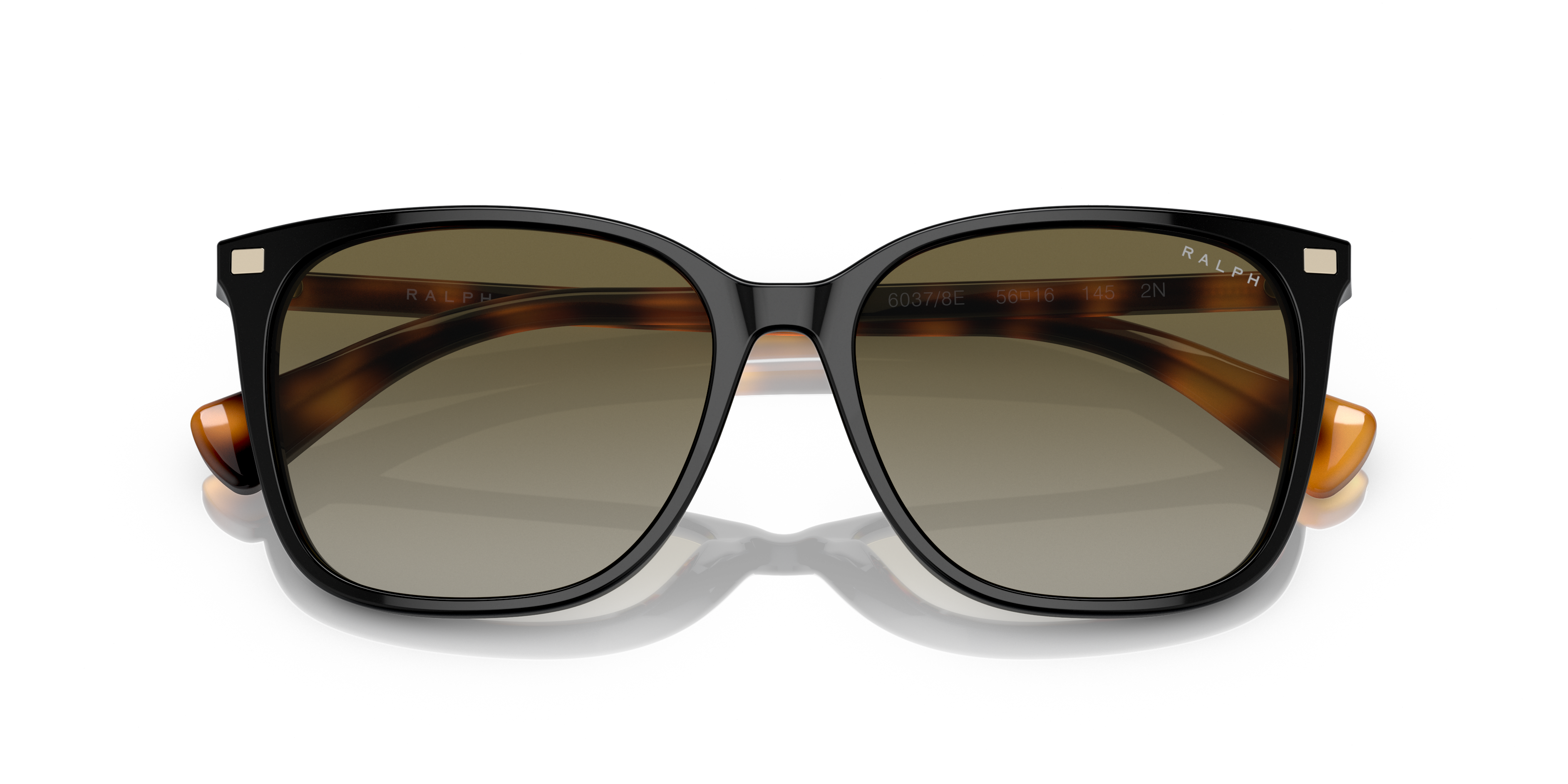 Ralph by Ralph Lauren RA5293 in Shiny Black (60378E), front detail view #Colour_Shiny Black (60378E)