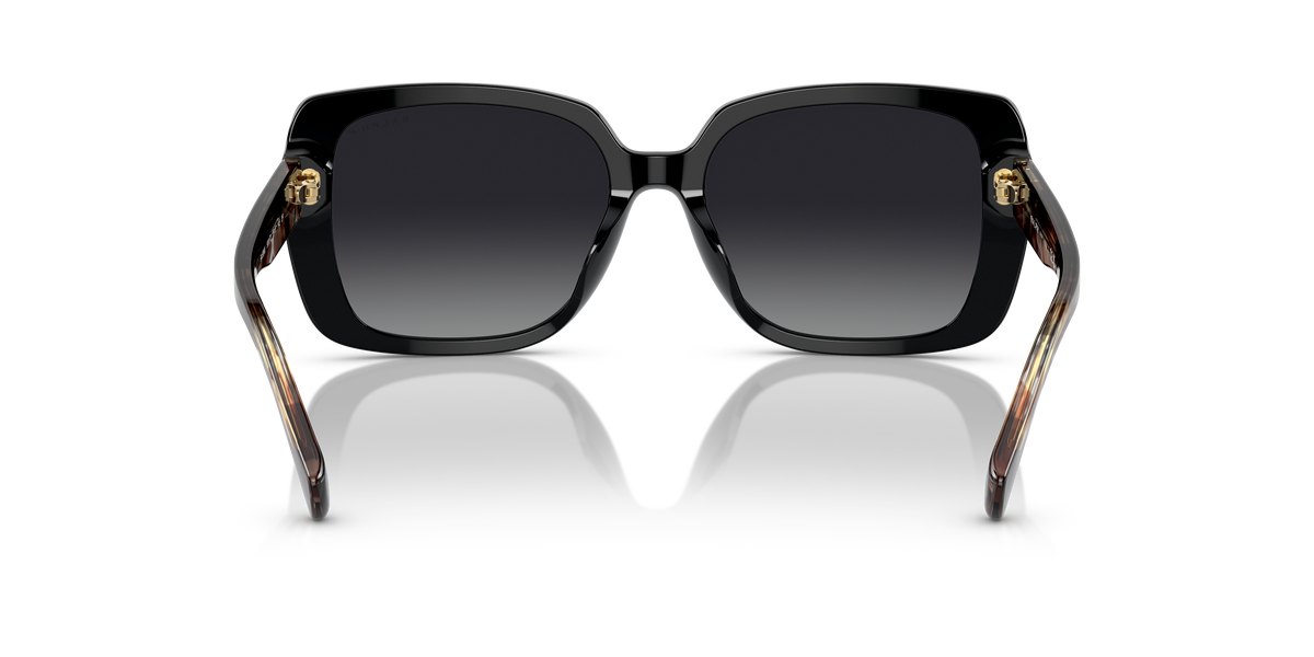 Ralph by Ralph Lauren RA5298U in Shiny Black, back view #Colour_Shiny Black / Grey Gradient Polarised (5001T3)