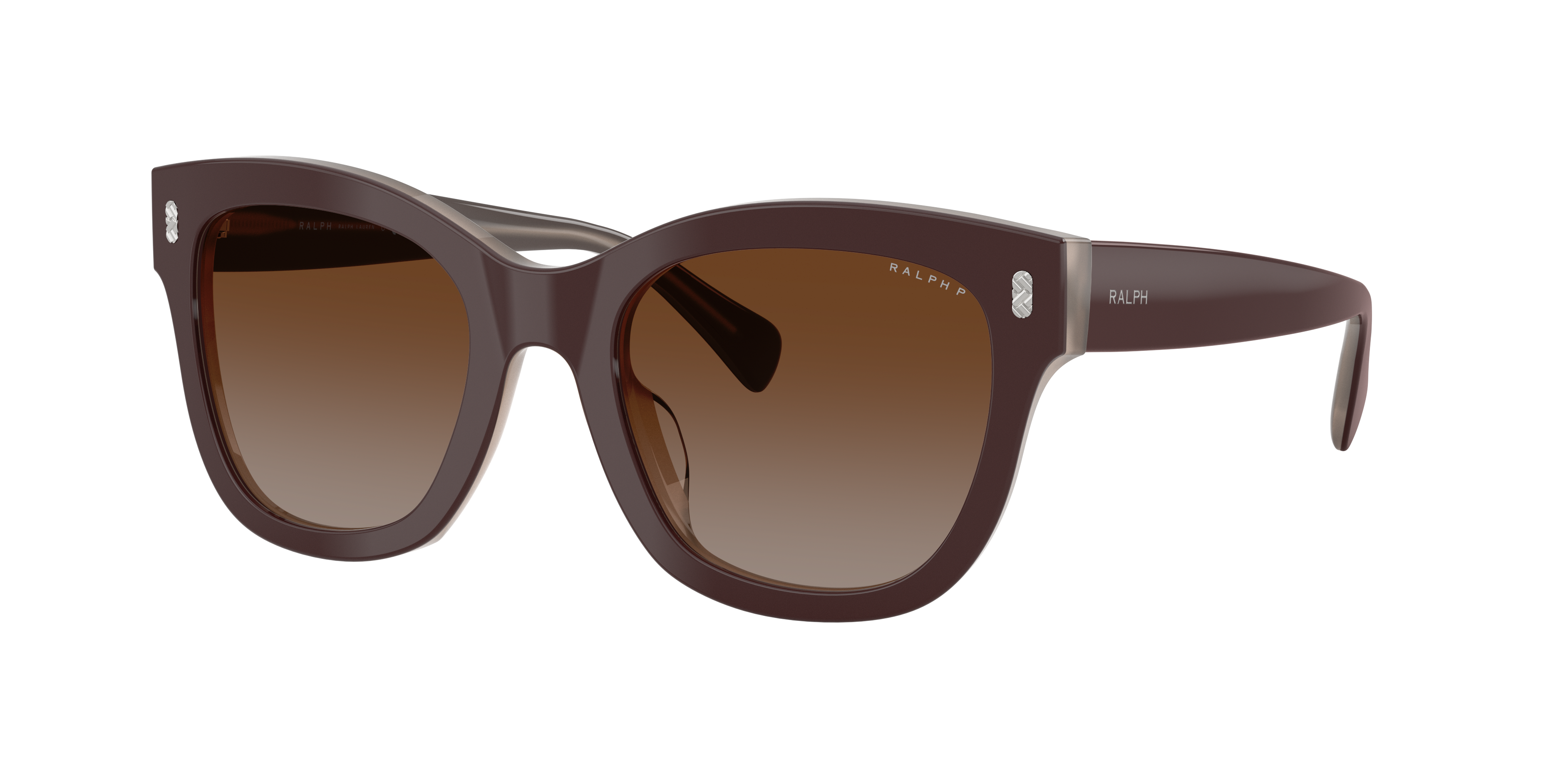 Ralph by Ralph Lauren RA5301U in Shiny Milky Brown, three-quarter view #Colour_Shiny Milky Brown