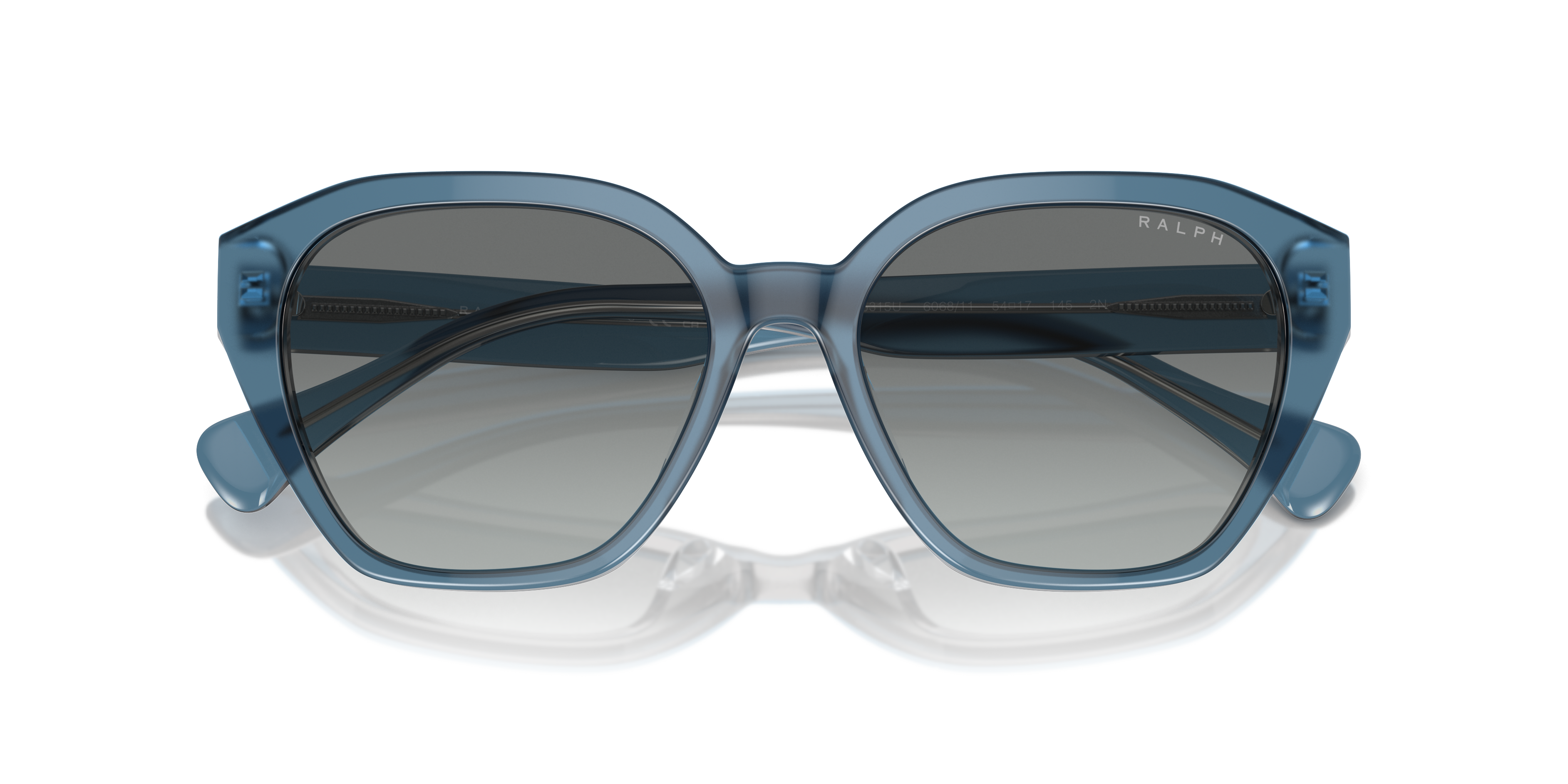 Ralph by Ralph Lauren RA5315U in Shiny Blue On Milky Grey, front detail view #Colour_Shiny Blue On Milky Grey