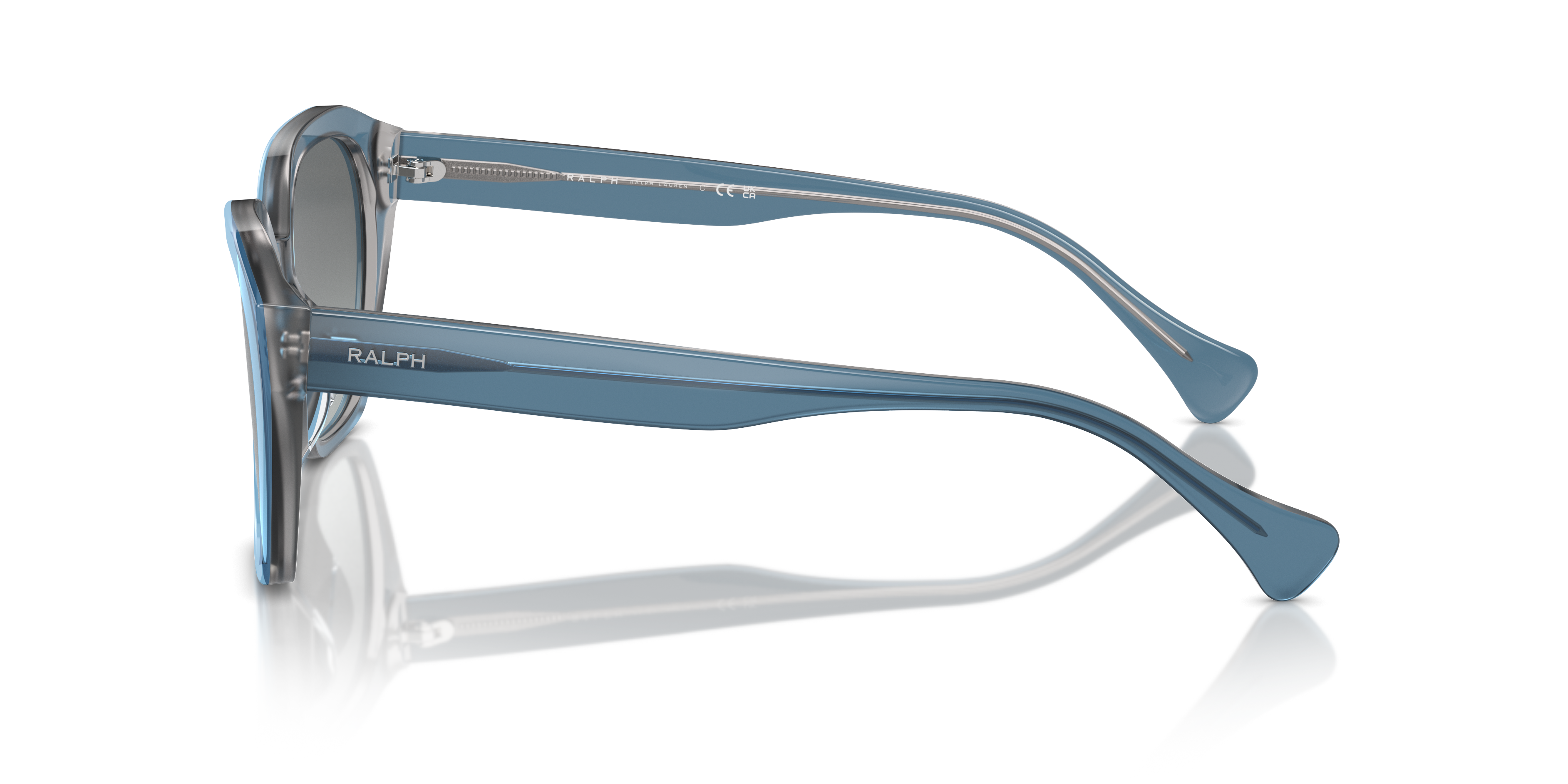 Ralph by Ralph Lauren RA5315U in Shiny Blue On Milky Grey, side view #Colour_Shiny Blue On Milky Grey