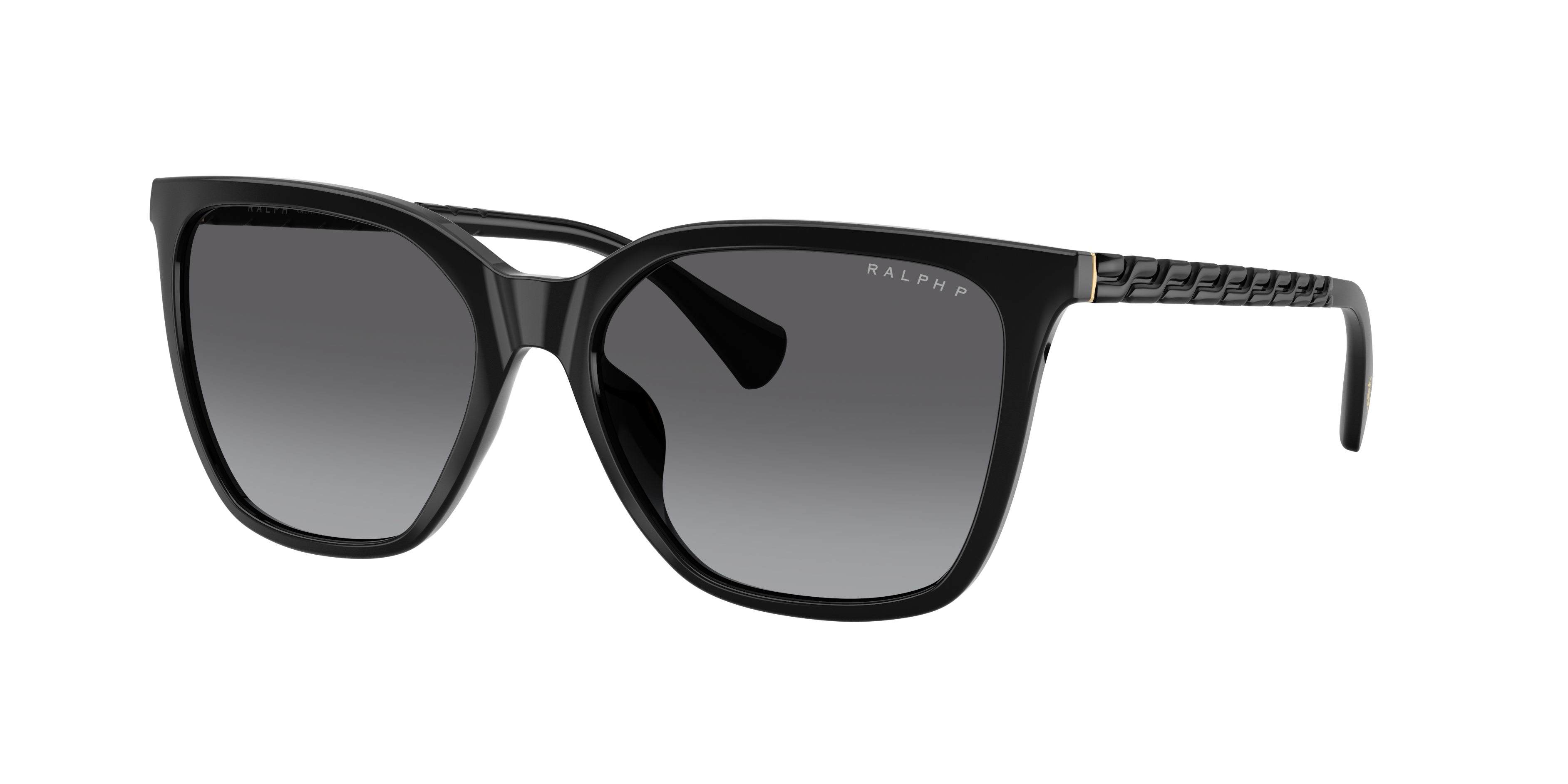 Ralph by Ralph Lauren RA5328U in Shiny Black (5001T3), three-quarter view #Colour_Shiny Black (5001T3)