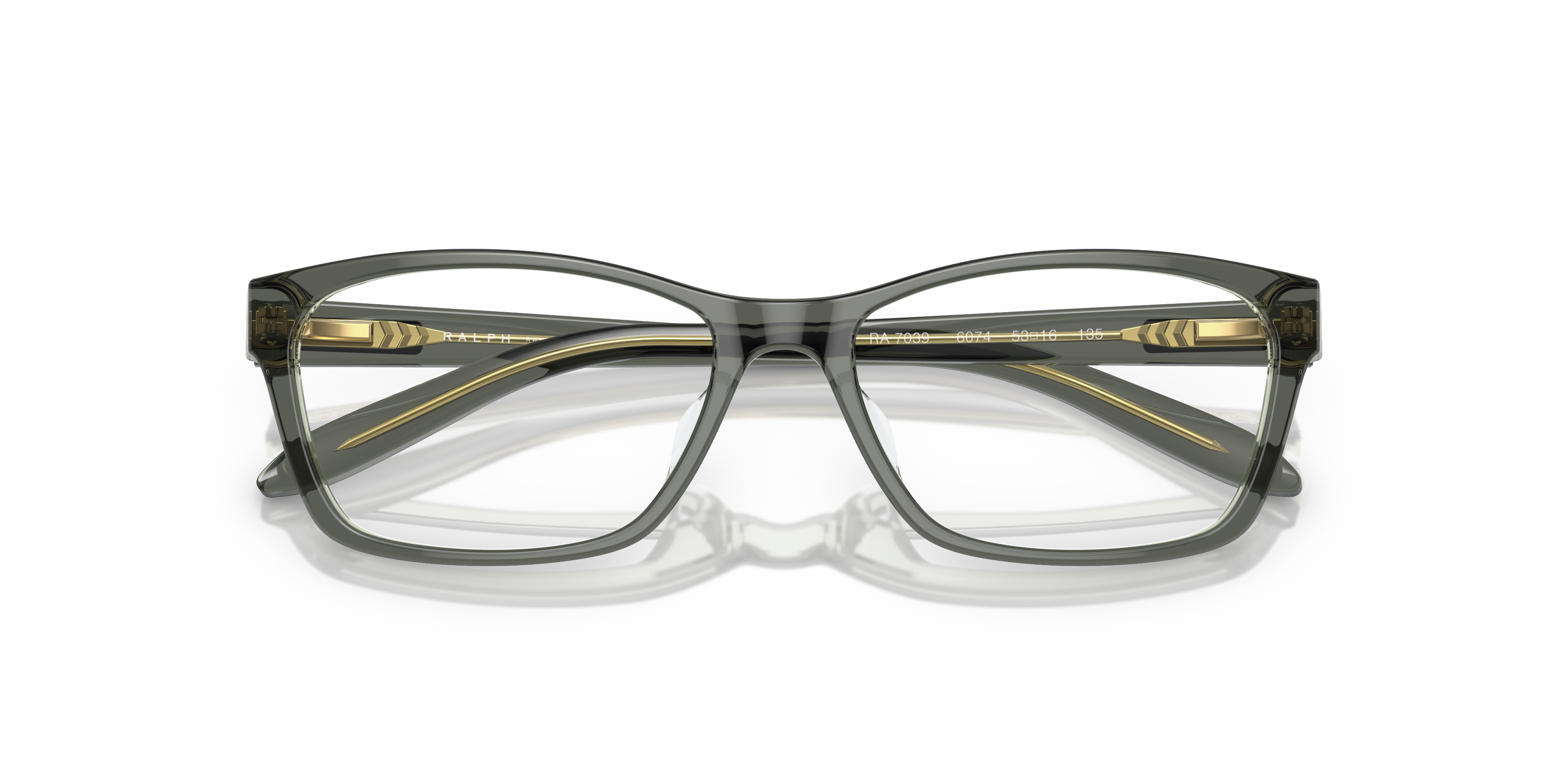 Ralph by Ralph Lauren RA7039 in Milky Green On Milky Light Gre, front detail view #Colour_Milky Green On Milky Light Gre