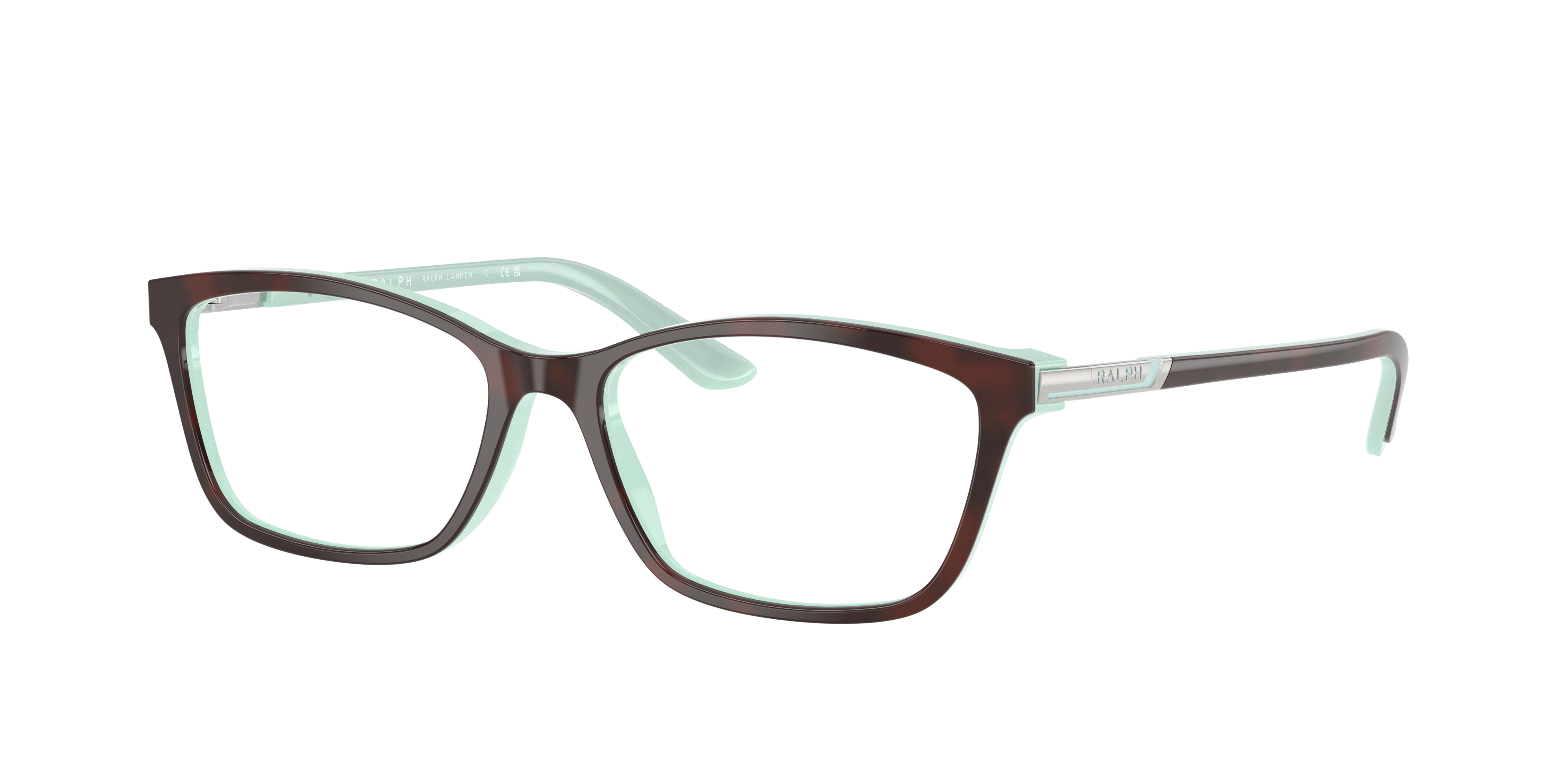 Ralph by Ralph Lauren RA7044 in Havana, three-quarter view #Colour_Havana