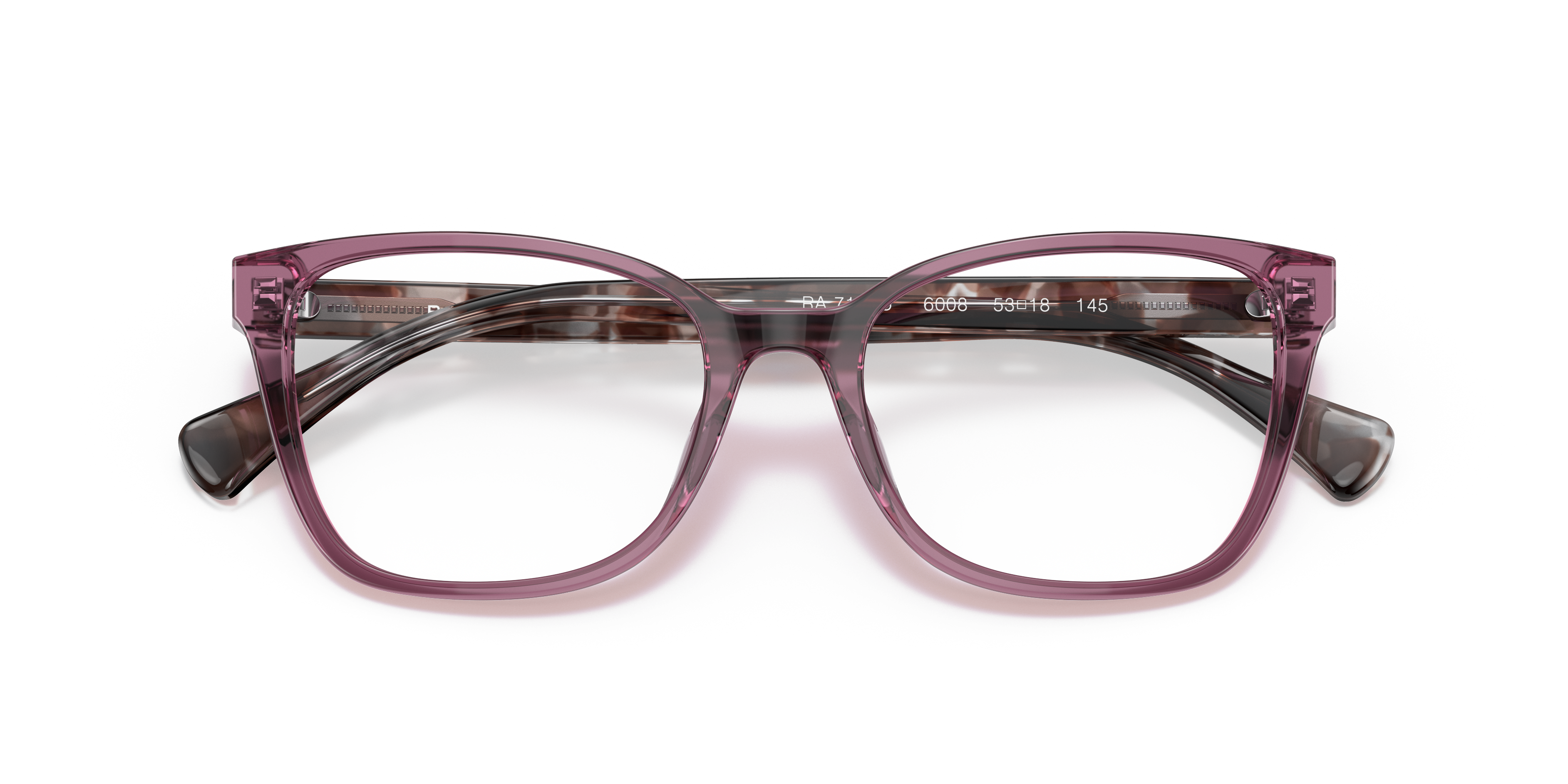Ralph by Ralph Lauren RA7137U - Shiny Transparent Violet, front detail view #Colour_Shiny Transparent Violet
