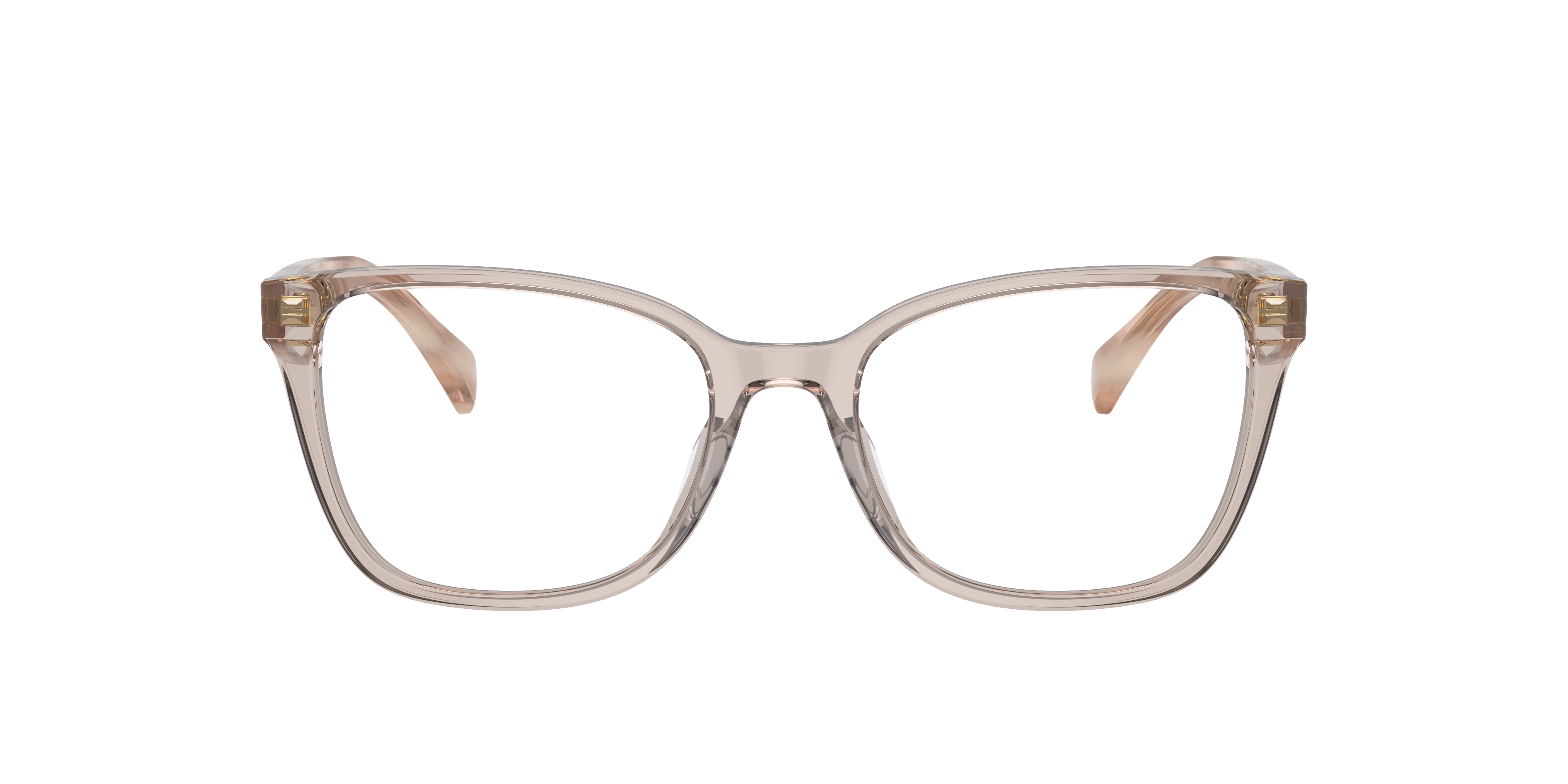 Ralph by Ralph Lauren RA7137U - Shiny Transparent Beige, front view #Colour_Shiny Transparent Beige