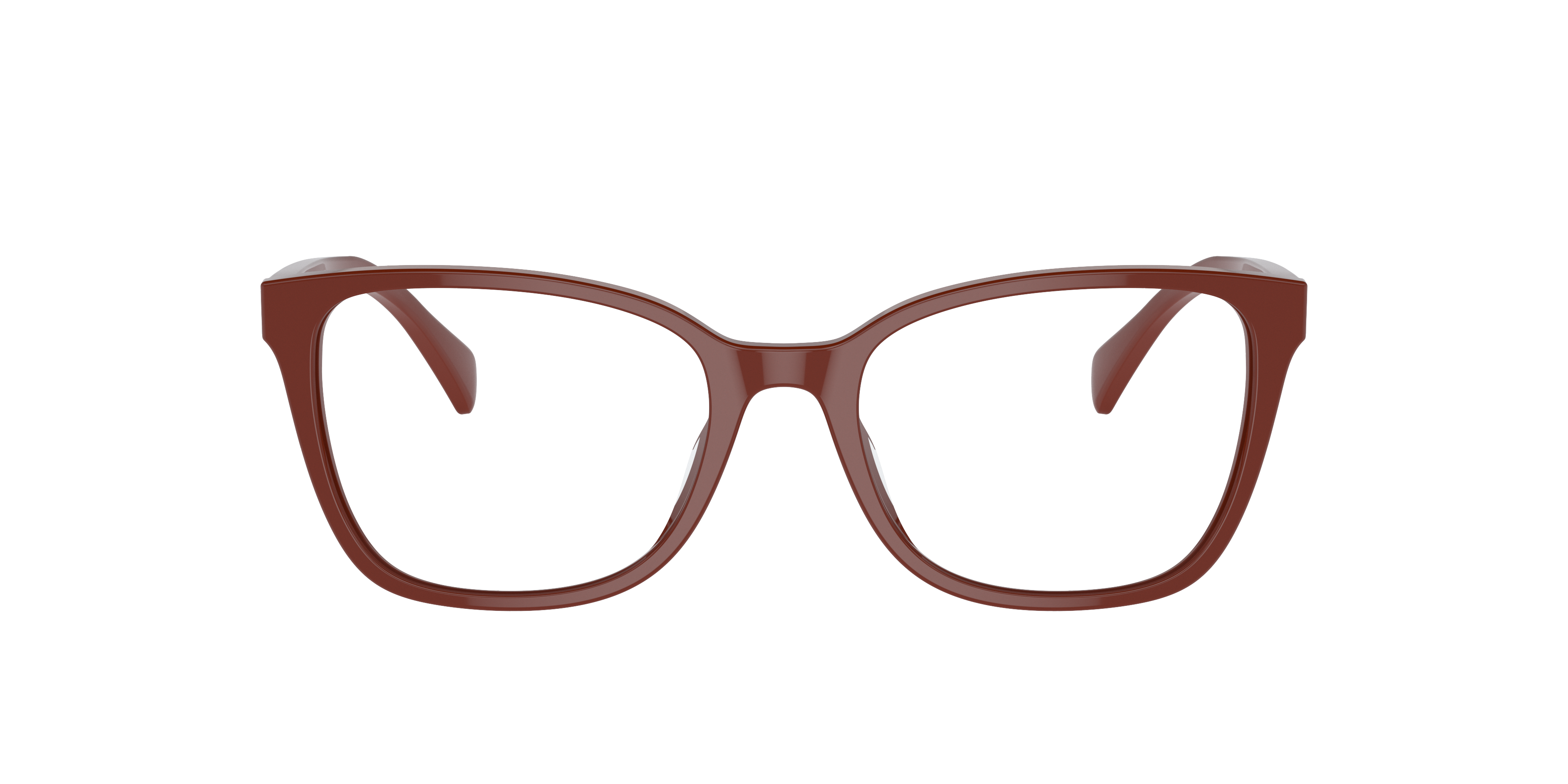 Ralph by Ralph Lauren RA7137U - Shiny Brown Red, front view #Colour_Shiny Brown Red