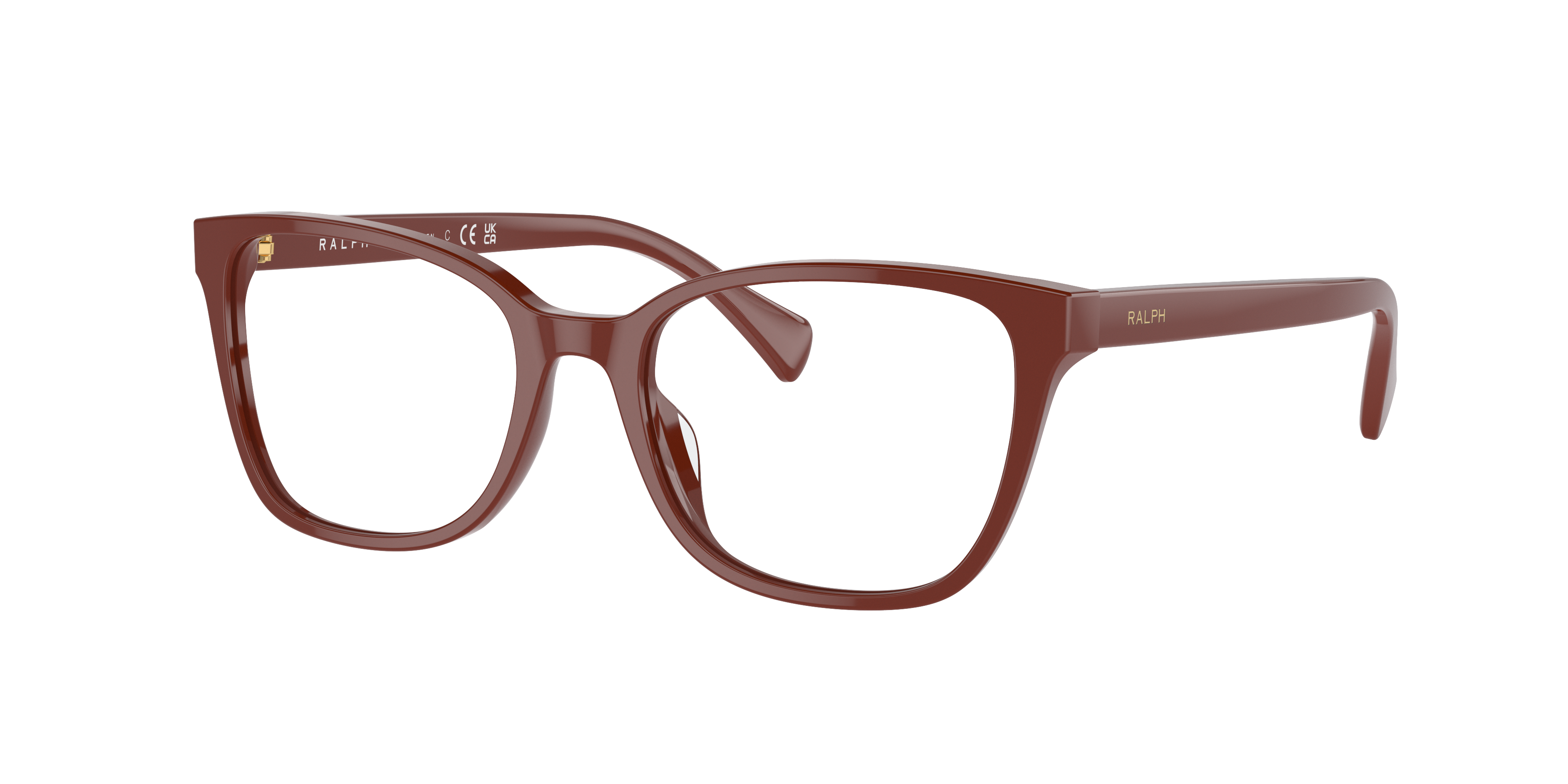 Ralph by Ralph Lauren RA7137U - Shiny Brown Red, three-quarter view #Colour_Shiny Brown Red