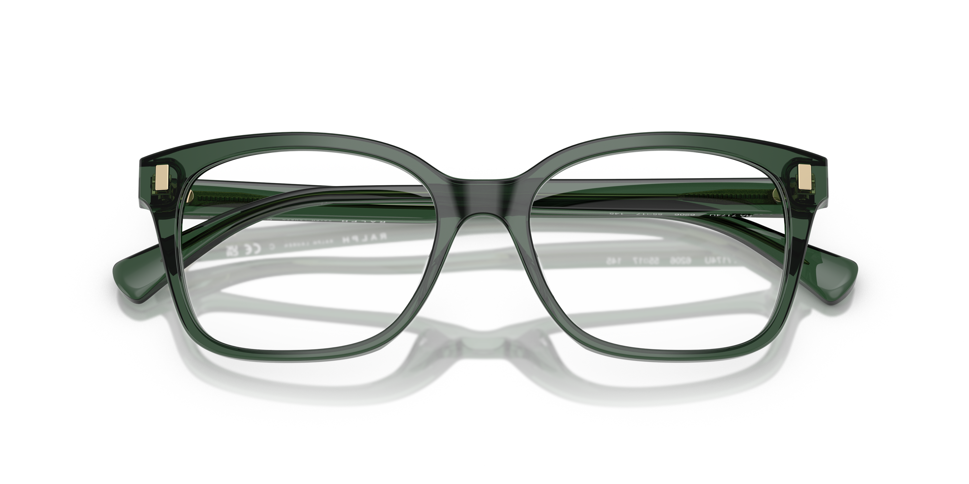 Ralph by Ralph Lauren RA7174U - Shiny Transparent Green, front detail view #Colour_Shiny Transparent Green