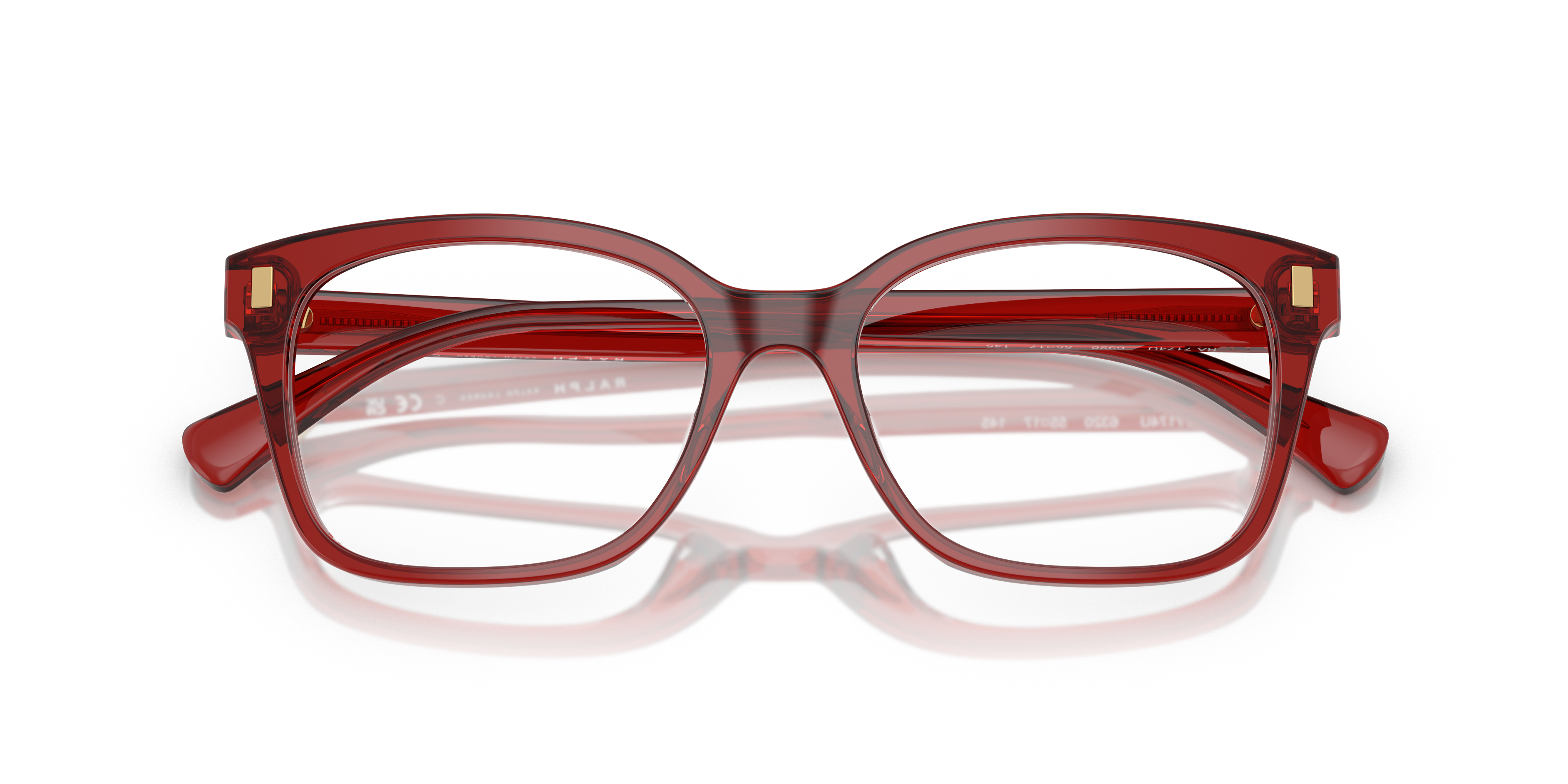 Ralph by Ralph Lauren RA7174U - Shiny Burgundy, front detail view #Colour_Shiny Burgundy