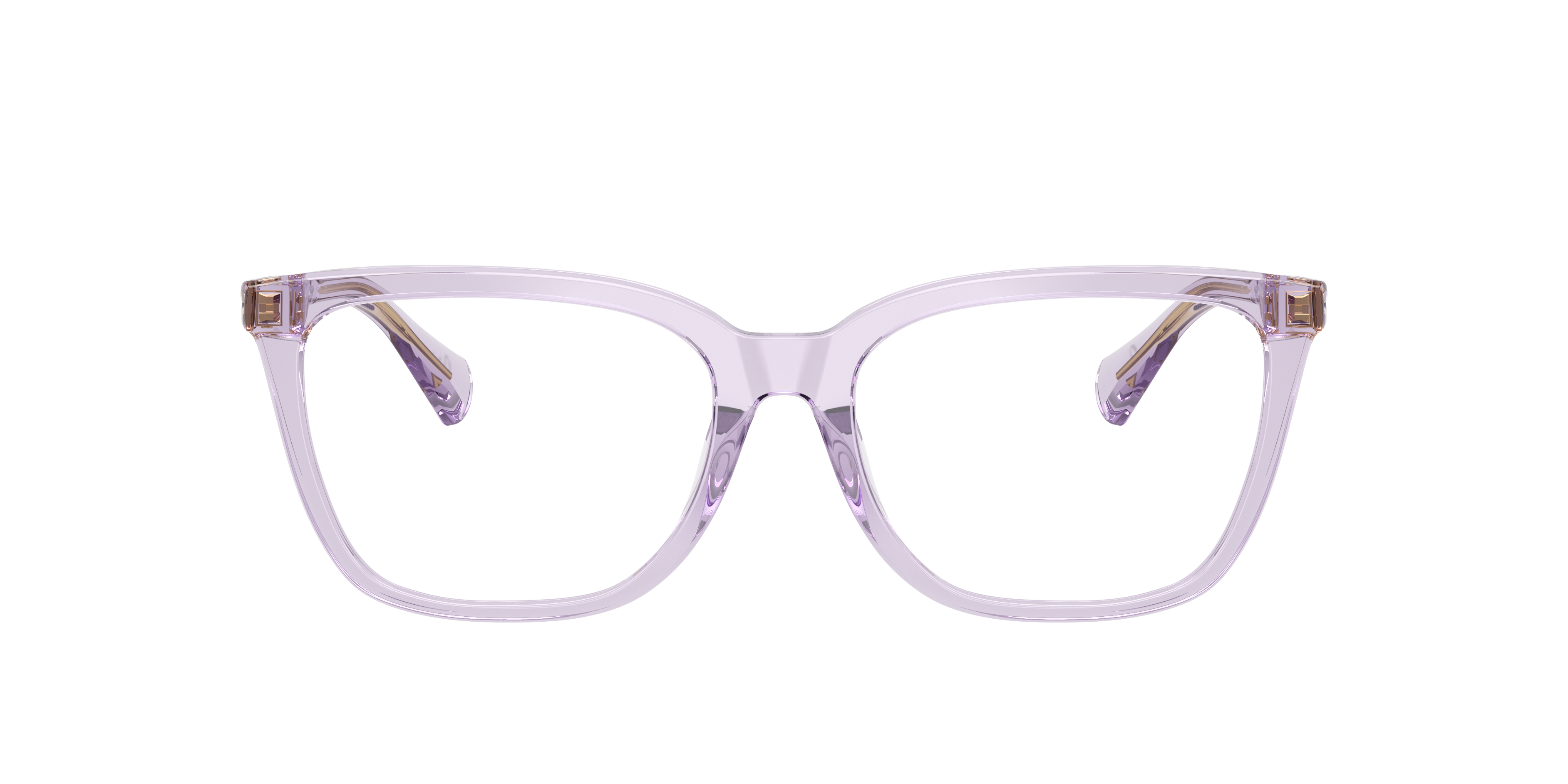 Ralph by Ralph Lauren RA7178U - Shiny Transparent Lillac, front view #Colour_Shiny Transparent Lillac