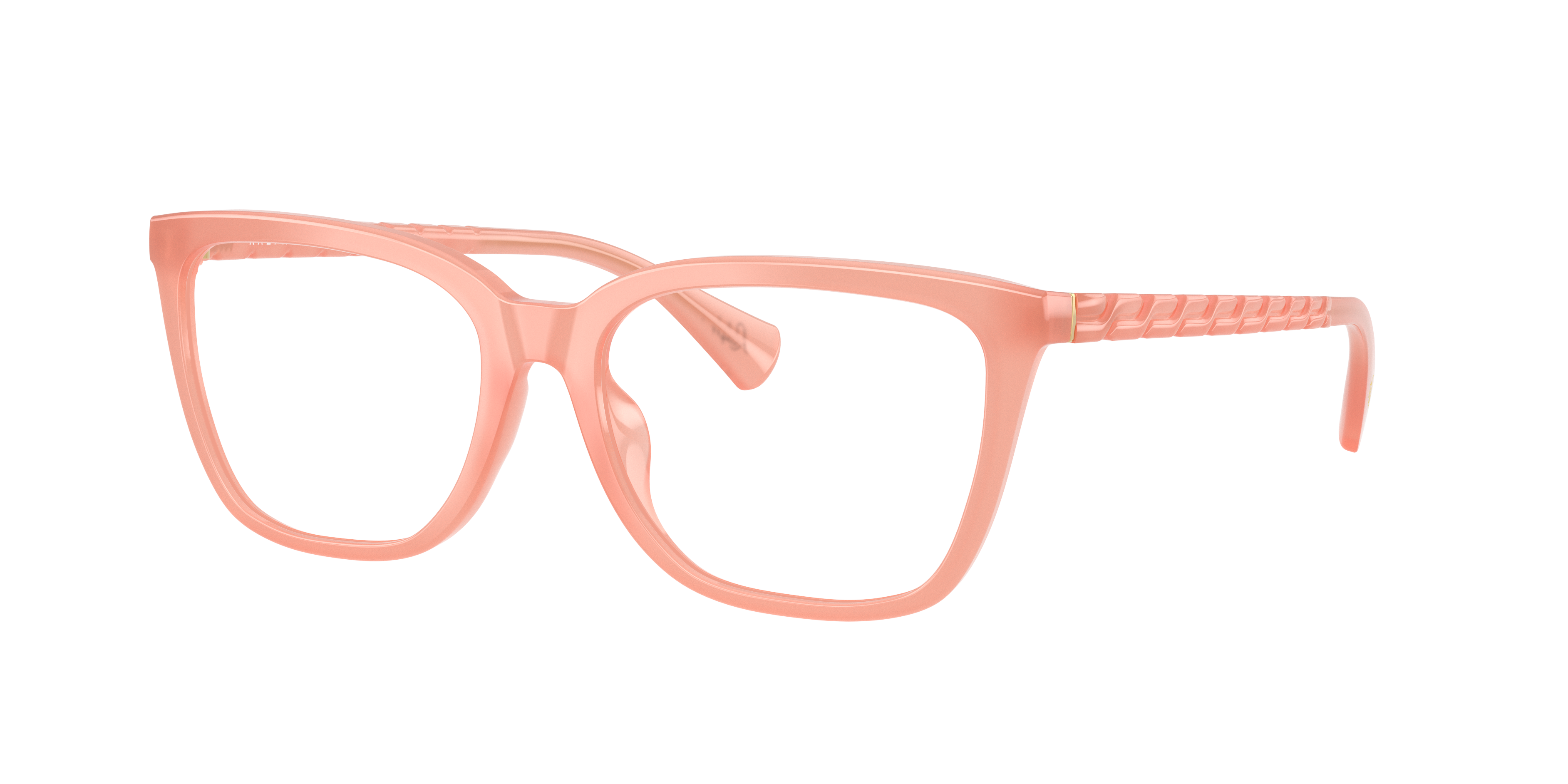 Ralph by Ralph Lauren RA7178U - Shiny Milky Peach, three-quarter view #Colour_Shiny Milky Peach