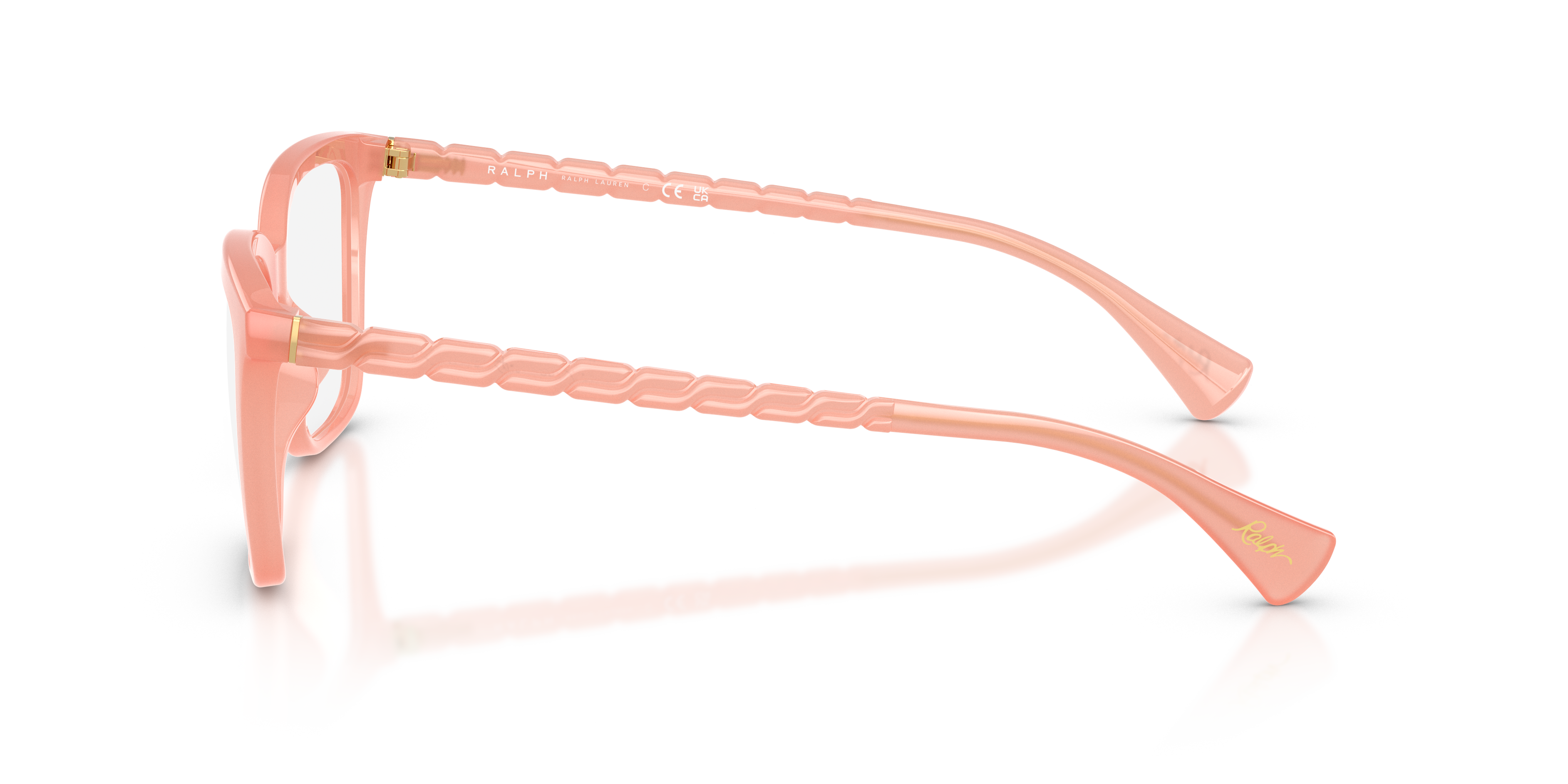 Ralph by Ralph Lauren RA7178U - Shiny Milky Peach, side view #Colour_Shiny Milky Peach