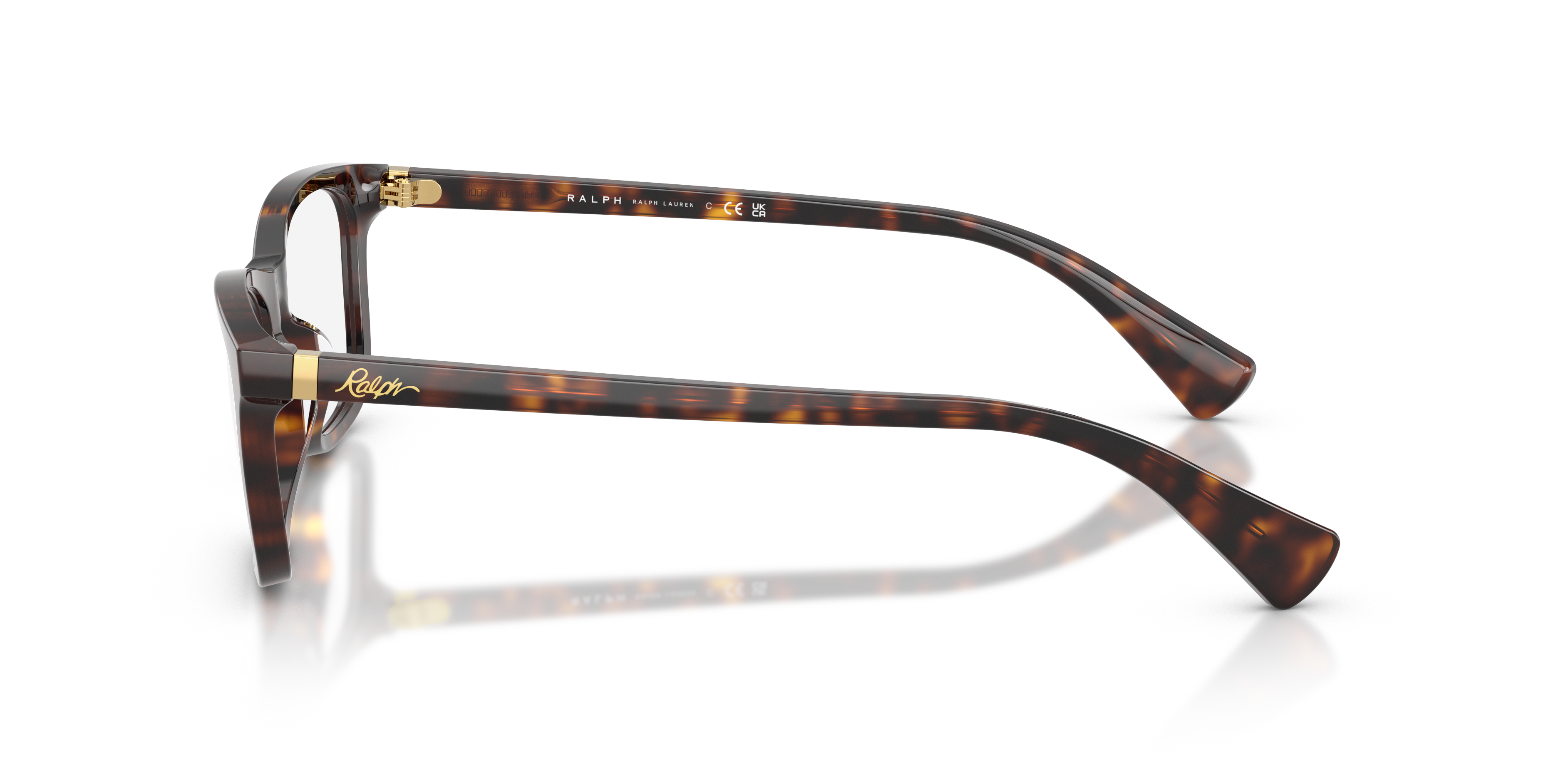 Ralph by Ralph Lauren RA7179U - Shiny Dark Havana, side view #Colour_Shiny Dark Havana