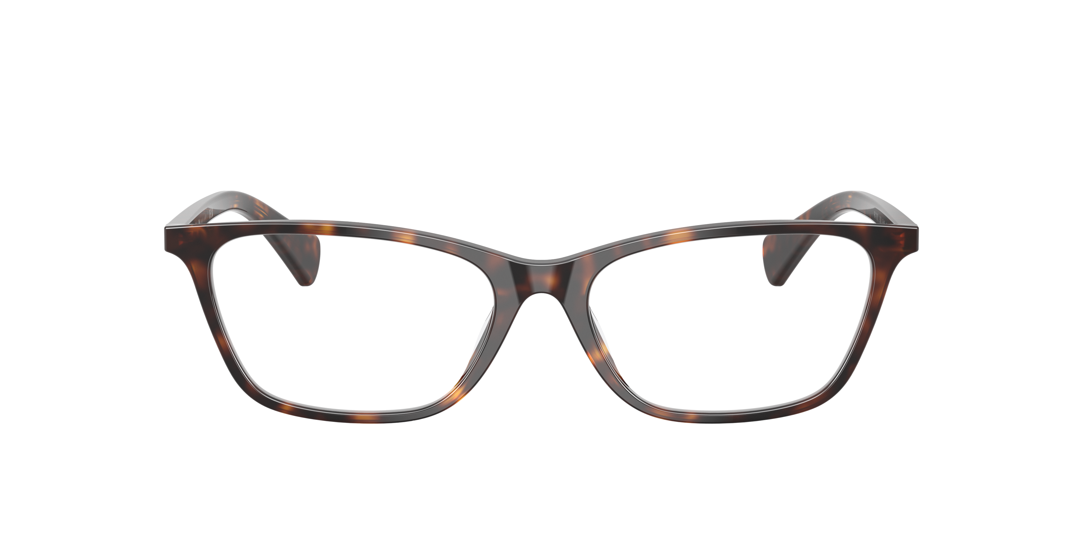 Ralph by Ralph Lauren RA7187U - Shiny Dark Havana, front view #Colour_Shiny Dark Havana