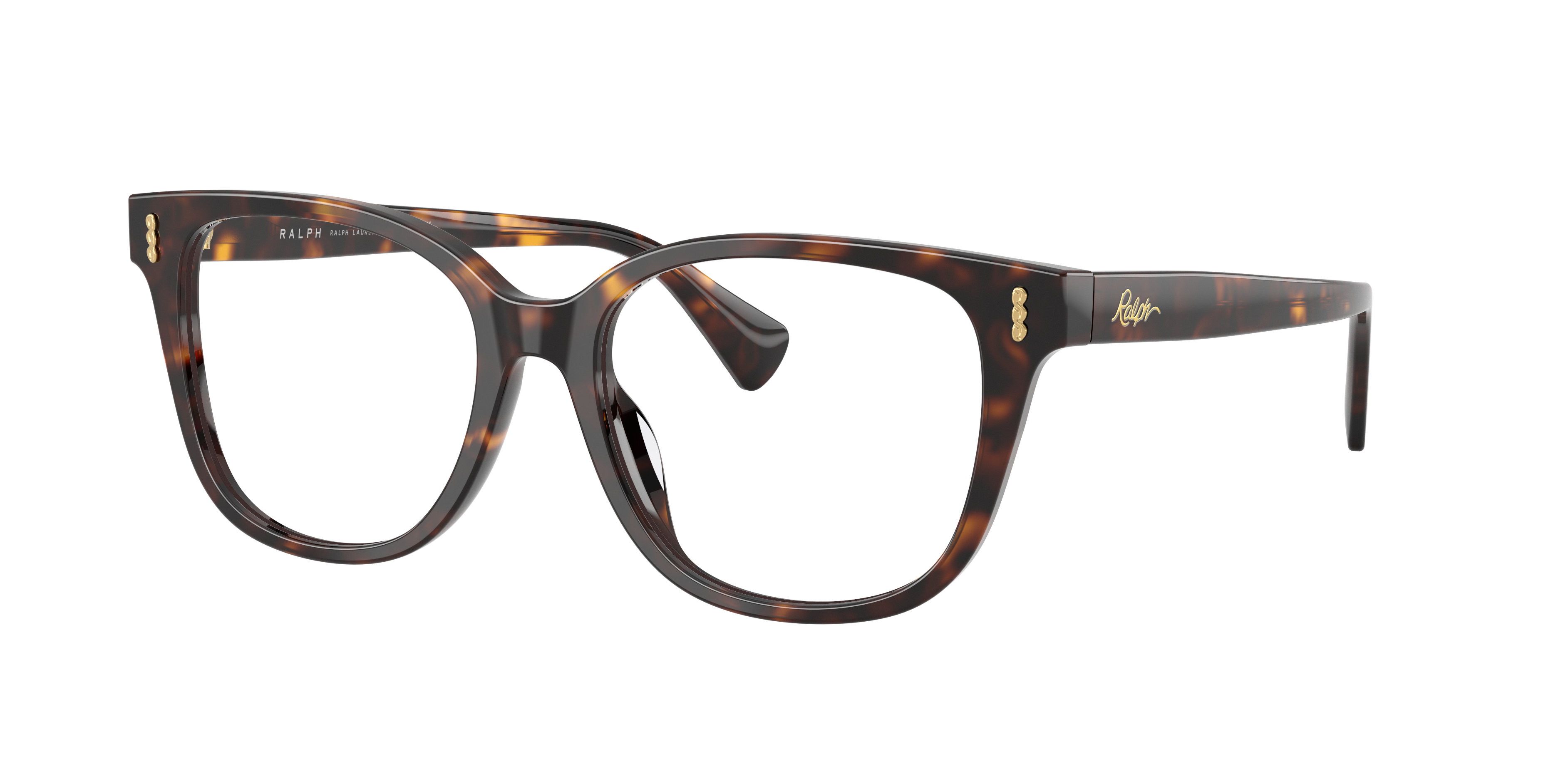 Ralph by Ralph Lauren RA7196U - Dark Havana, three-quarter view #Colour_Dark Havana