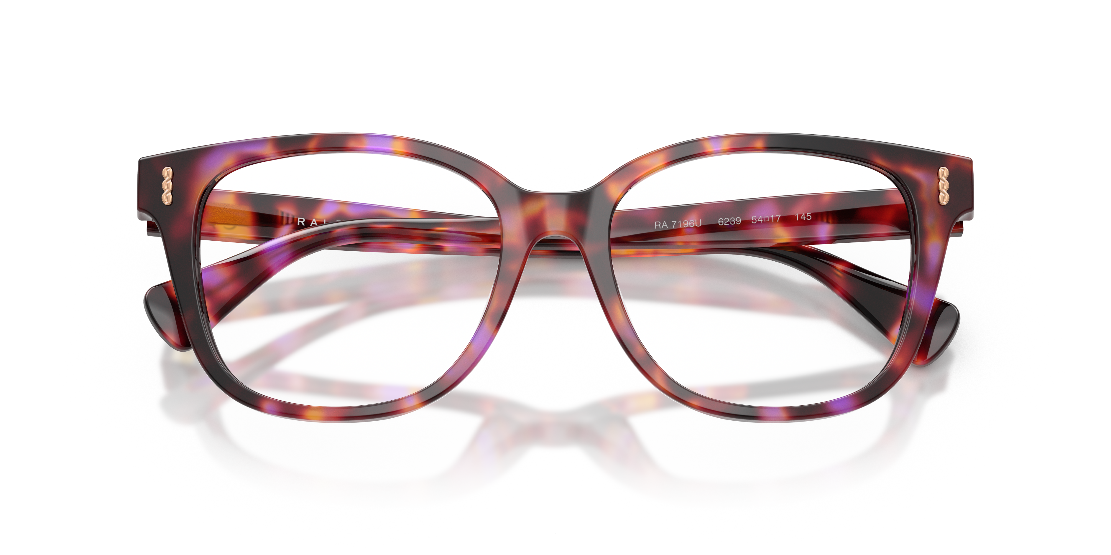 Ralph by Ralph Lauren RA7196U - Violet Havana, front detail view #Colour_Violet Havana