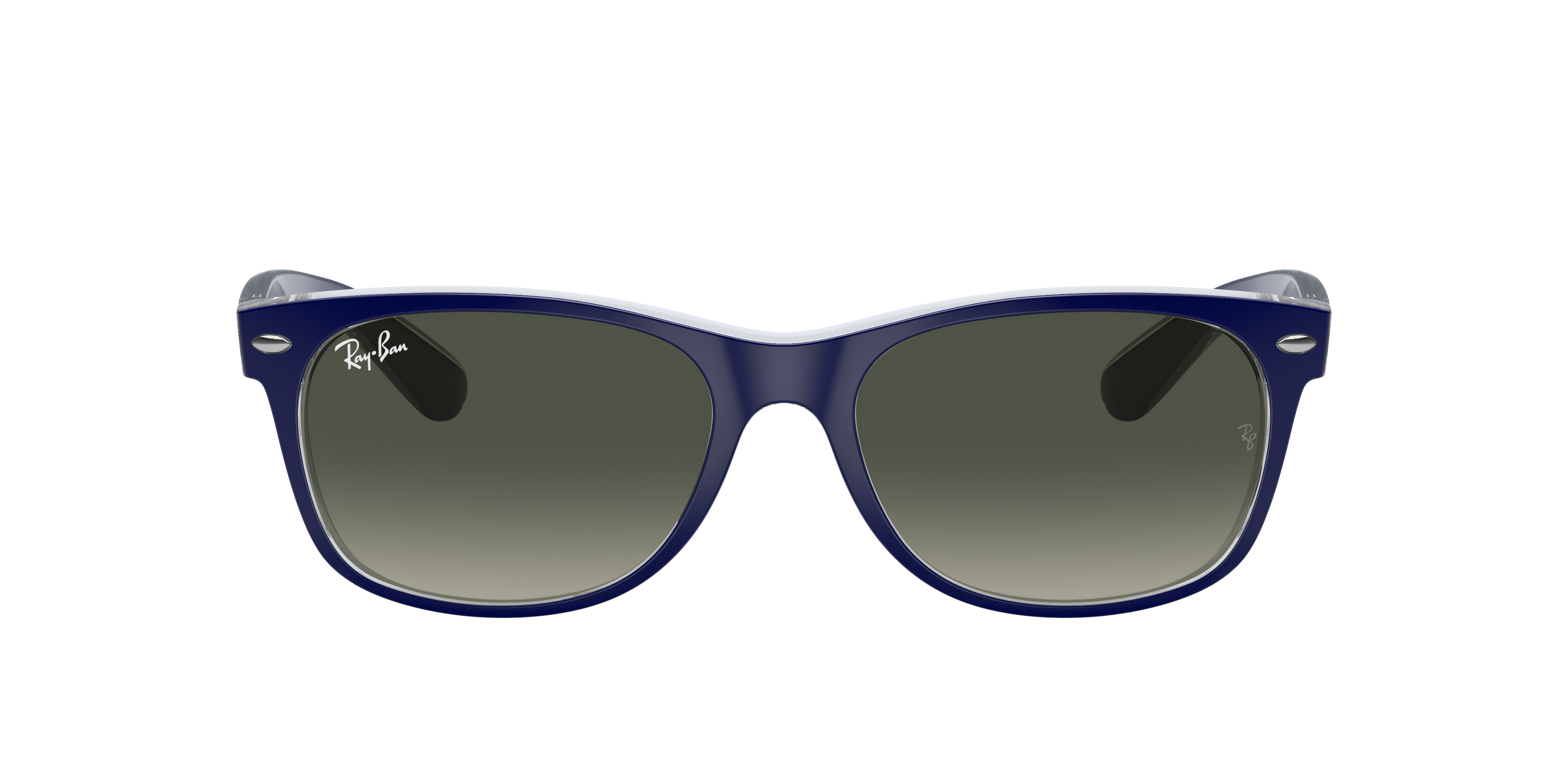 Ray-Ban New Wayfarer RB2132 in Blue, front view #Colour_Blue