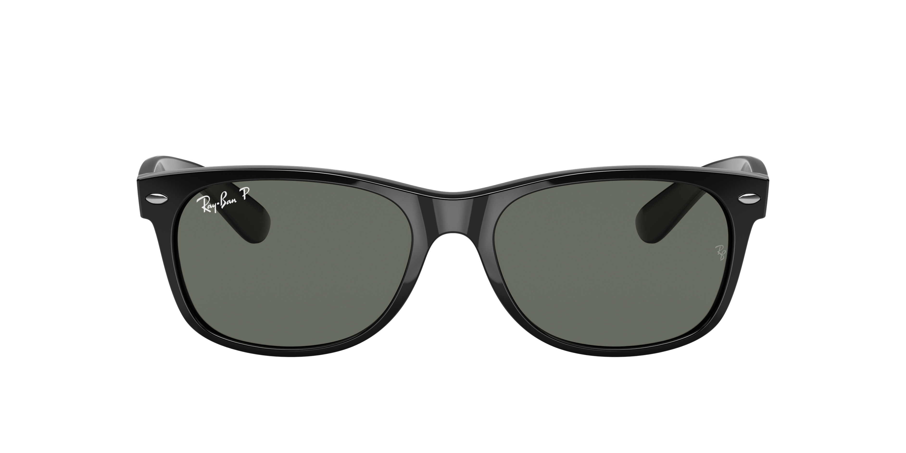 Ray-Ban New Wayfarer RB2132 in Black (901), front view #Colour_Black (901)
