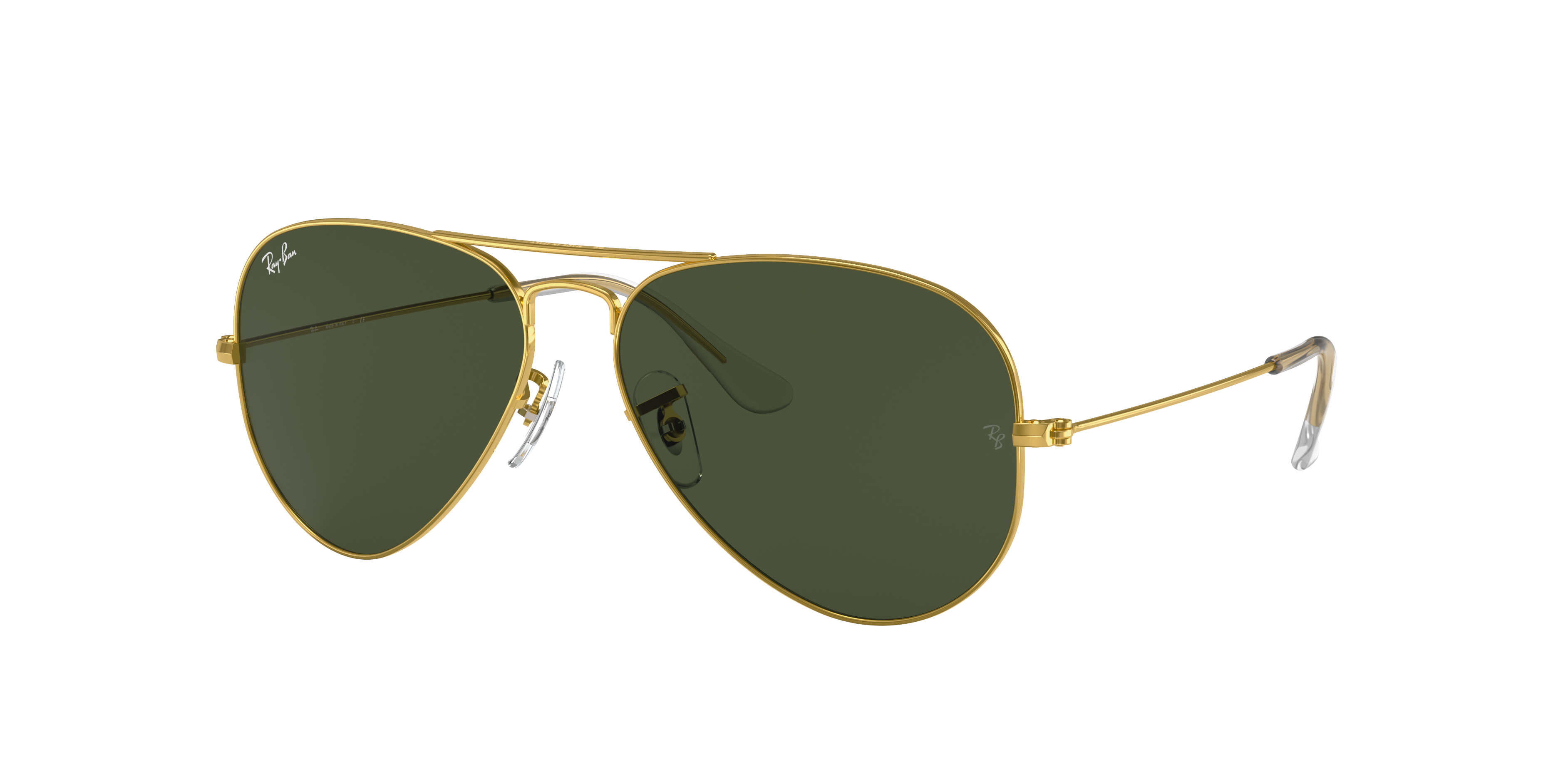 Ray-Ban Aviator RB3025 in Gold (001), three-quarter view #Colour_Gold (001)