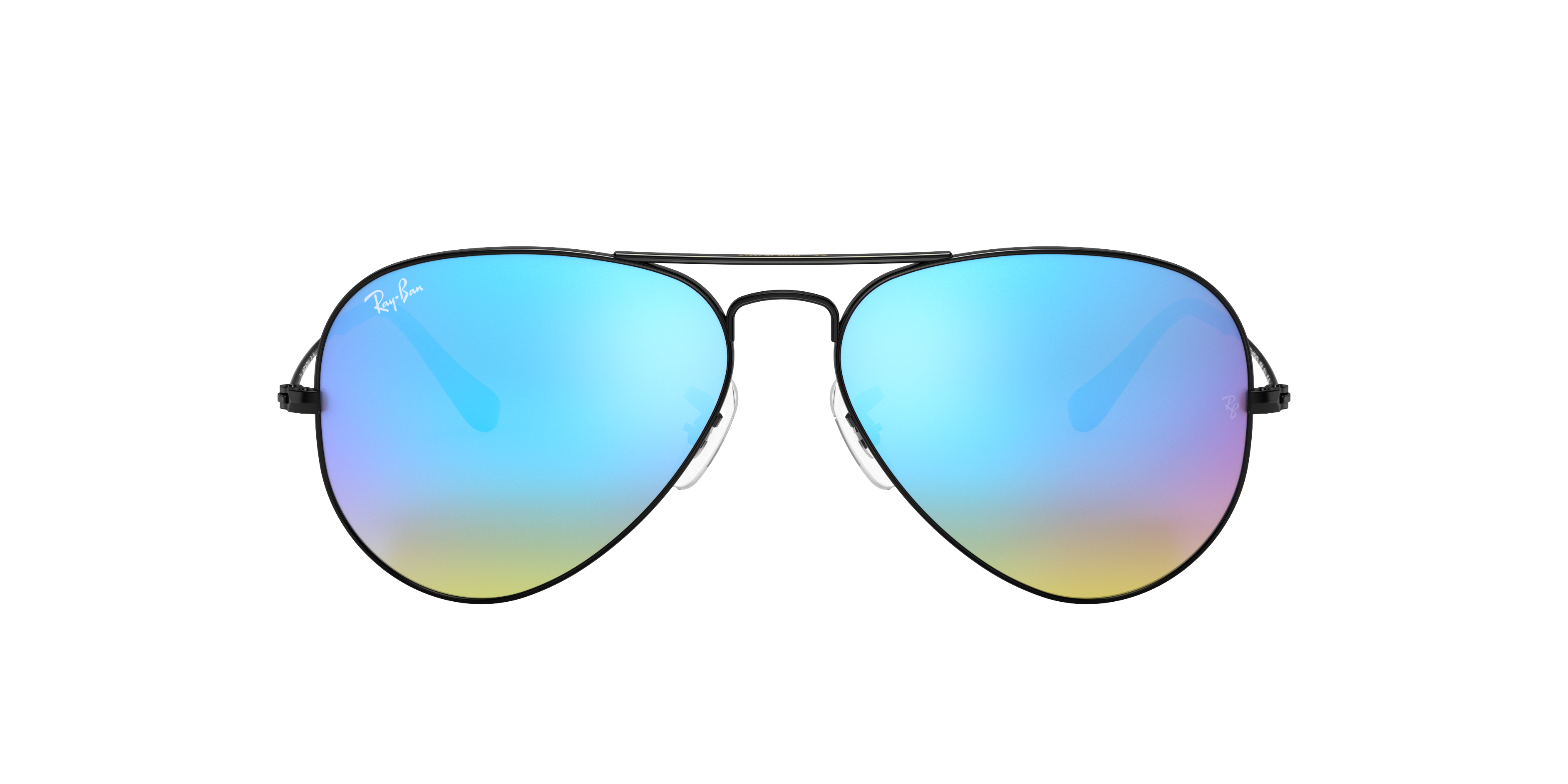 Ray-Ban Aviator RB3025 in Black (002), front view #Colour_Black (002)