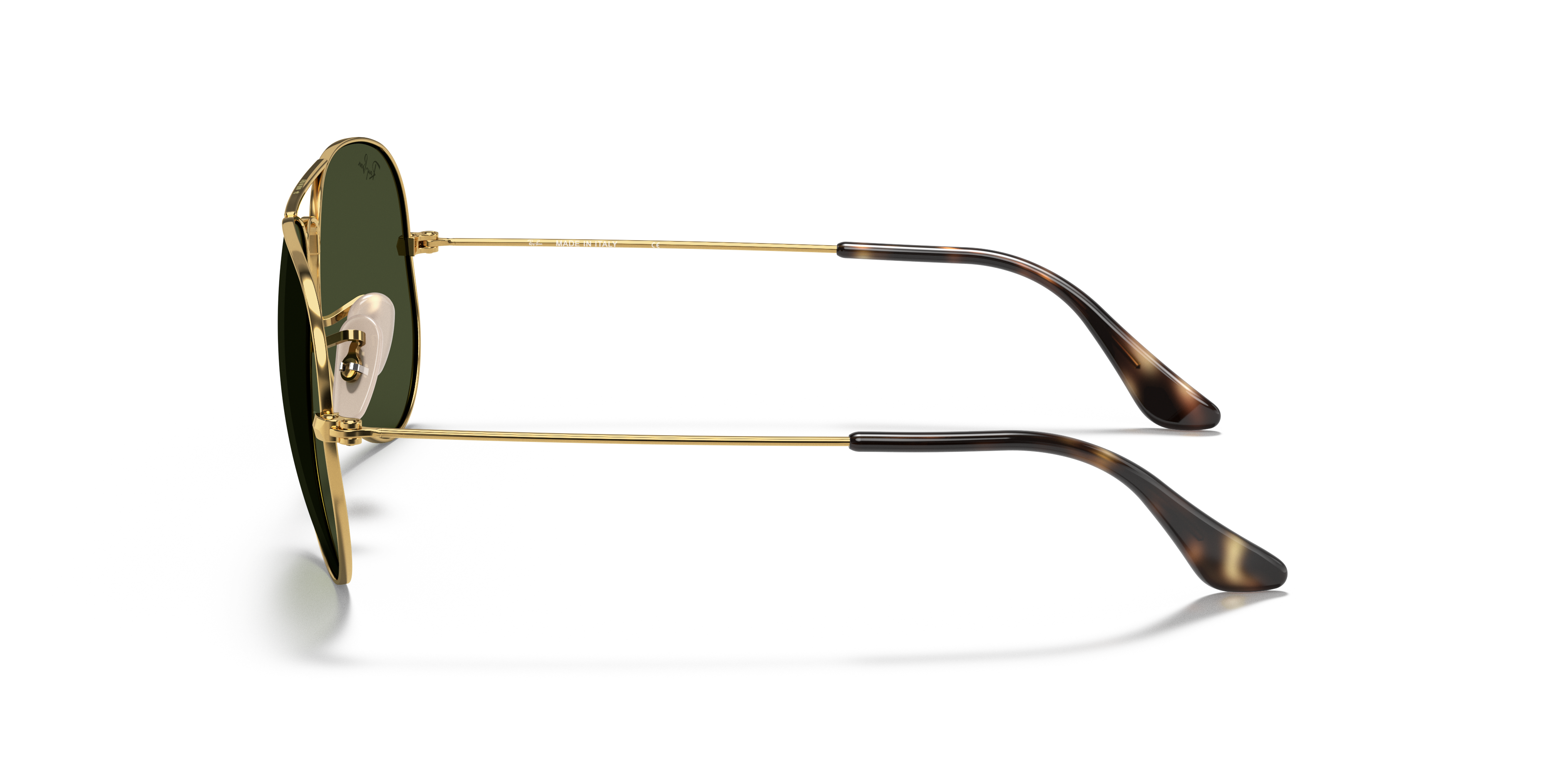 Ray-Ban Aviator RB3025 in Arista Gold (181), side view #Colour_Arista Gold (181)