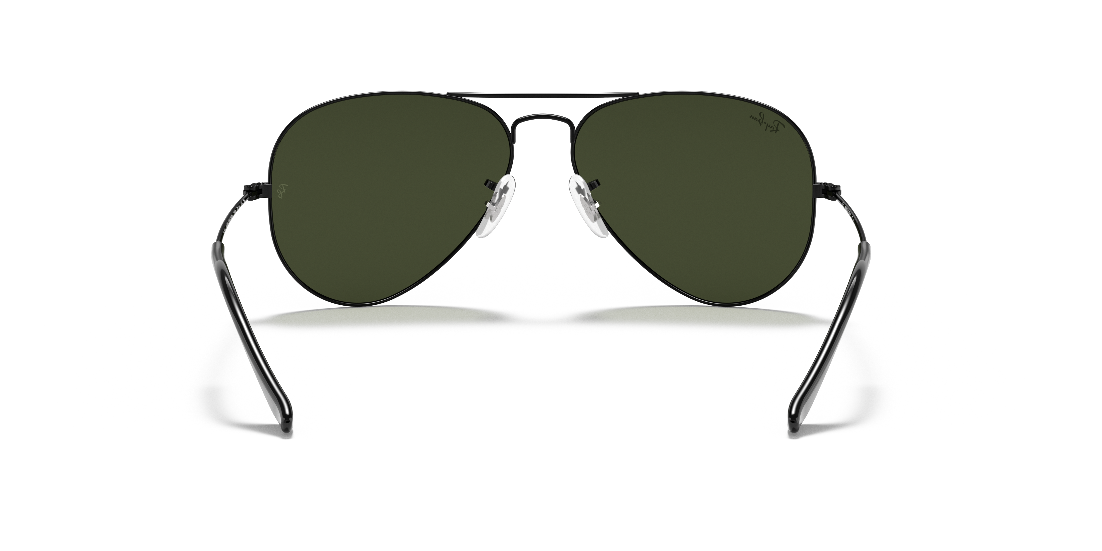 Ray-Ban Aviator RB3025 in Black (L2823), back view #Colour_Black (L2823)