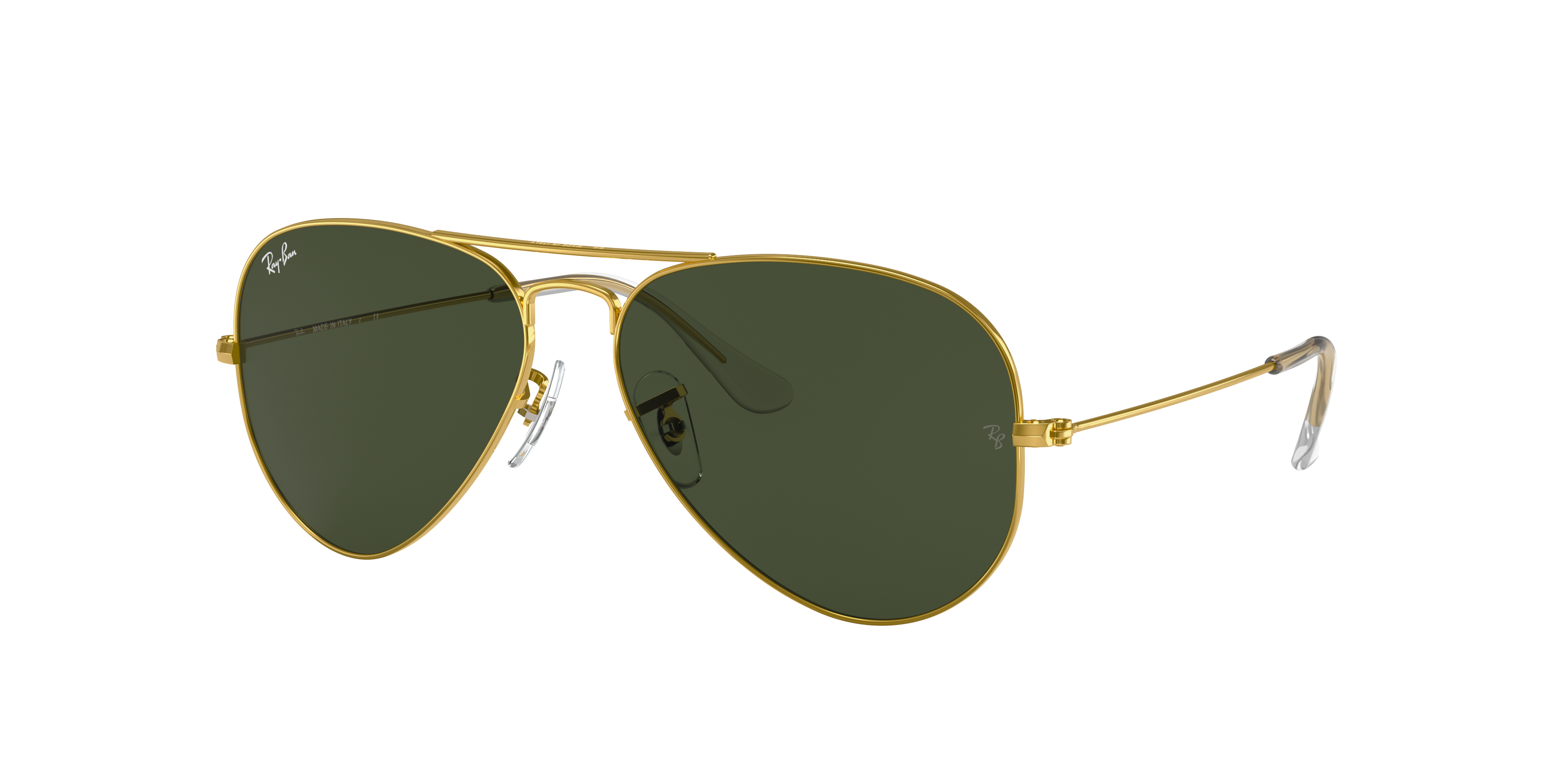 Ray-Ban Aviator RB3025 in Gold (W3234), three-quarter view #Colour_Gold (W3234)