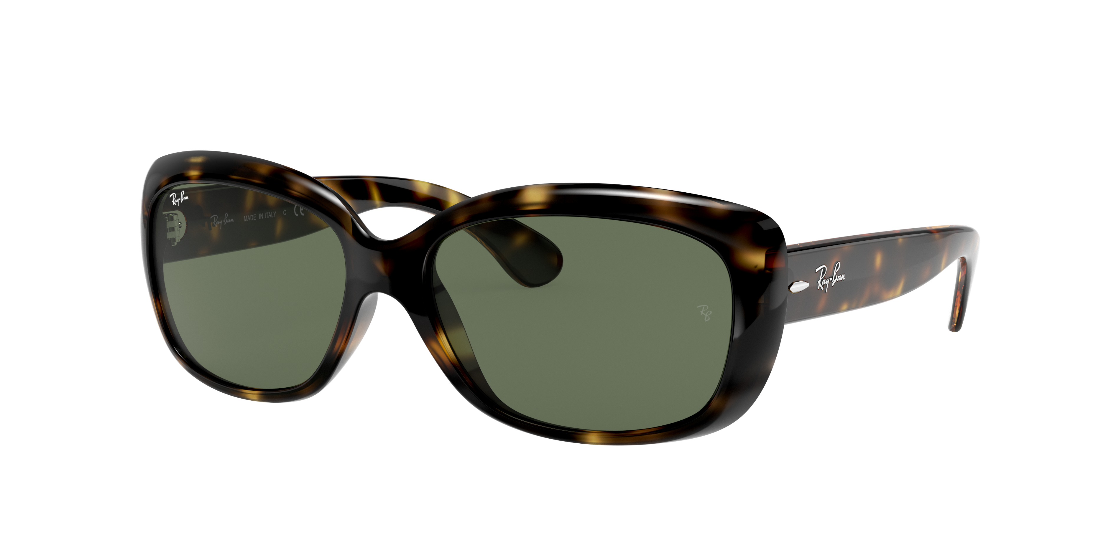 Ray-Ban Jackie Ohh RB4101 in Light Havana, three-quarter view #Colour_Light Havana