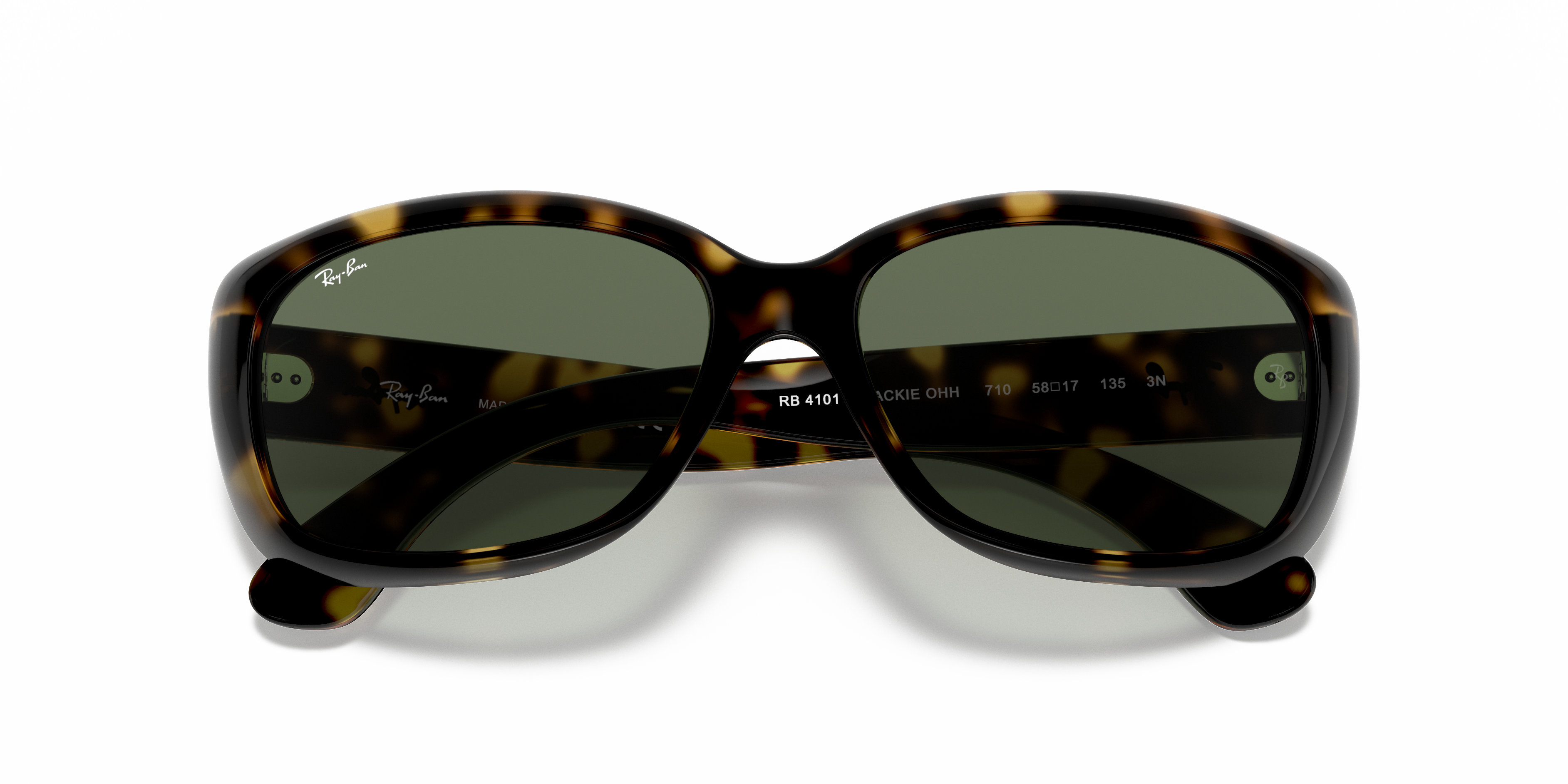Ray-Ban Jackie Ohh RB4101 in Light Havana, front detail view #Colour_Light Havana