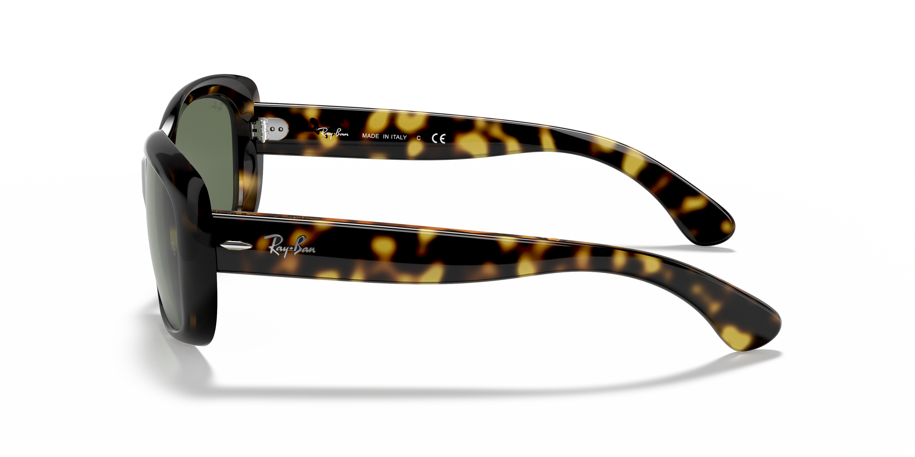 Ray-Ban Jackie Ohh RB4101 in Light Havana, side view #Colour_Light Havana