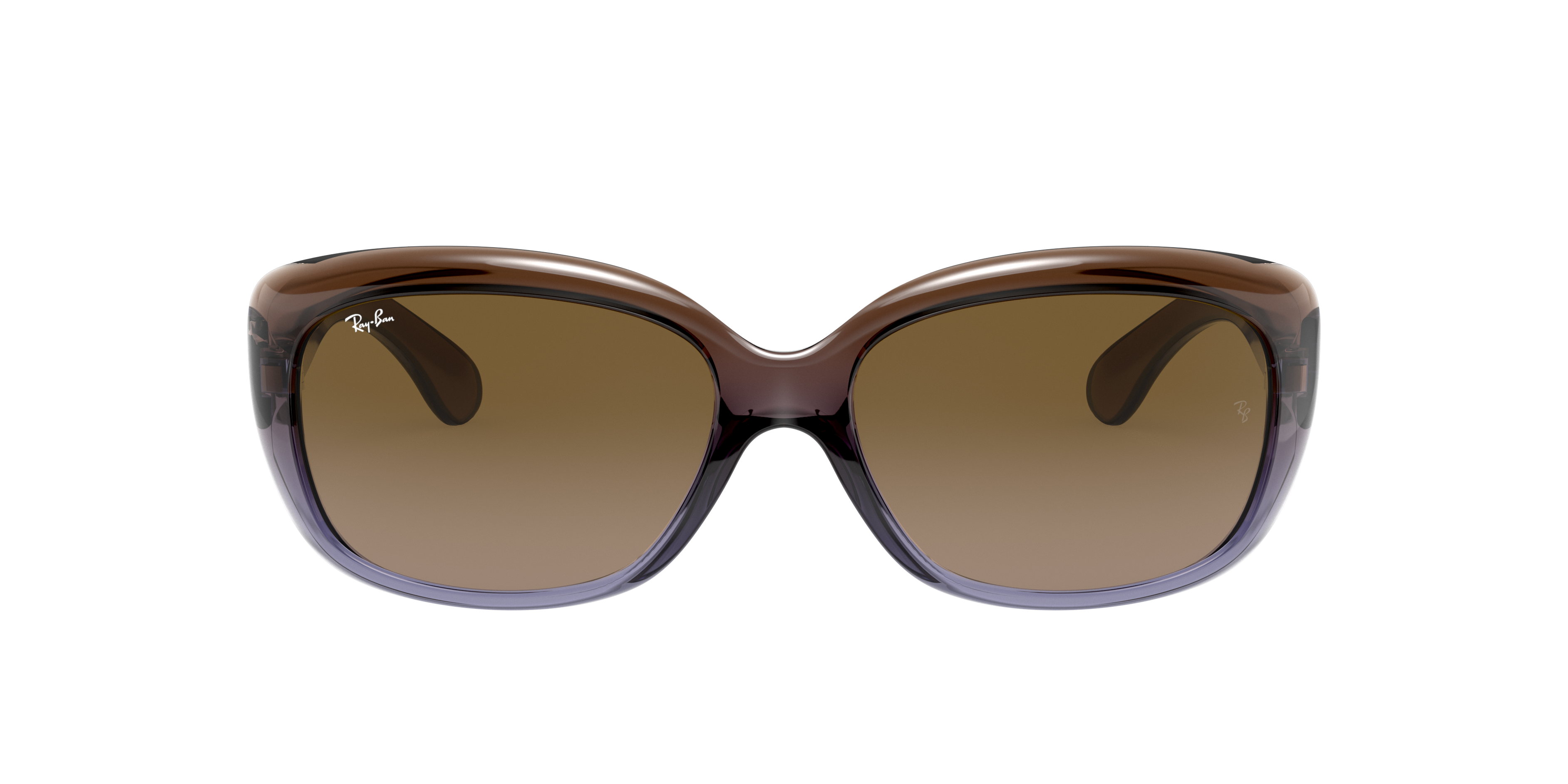 Ray-Ban Jackie Ohh RB4101 in Brown, front view #Colour_Brown
