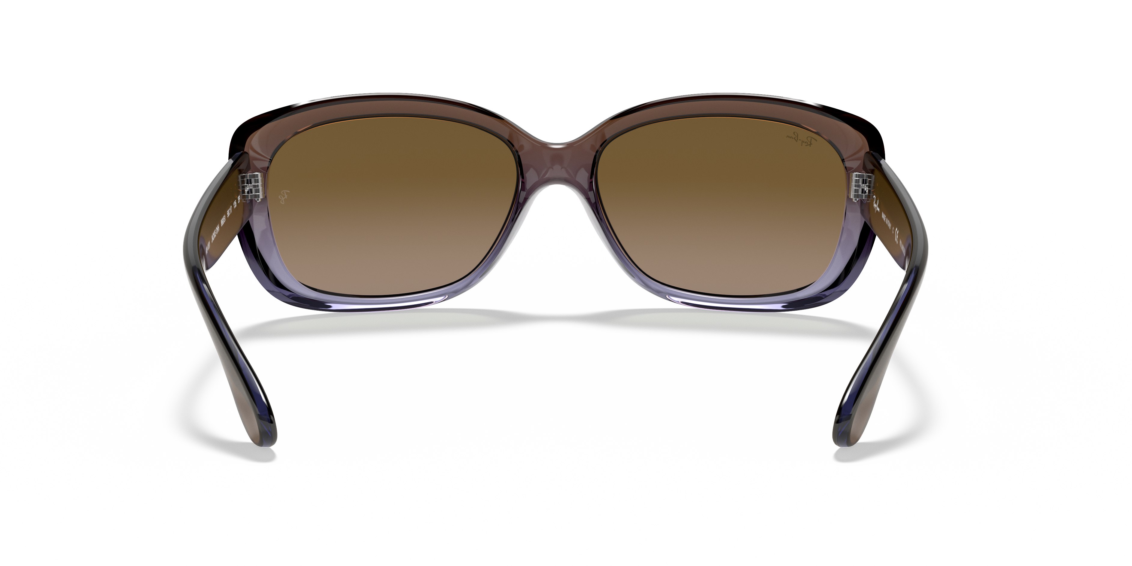 Ray-Ban Jackie Ohh RB4101 in Brown, back view #Colour_Brown