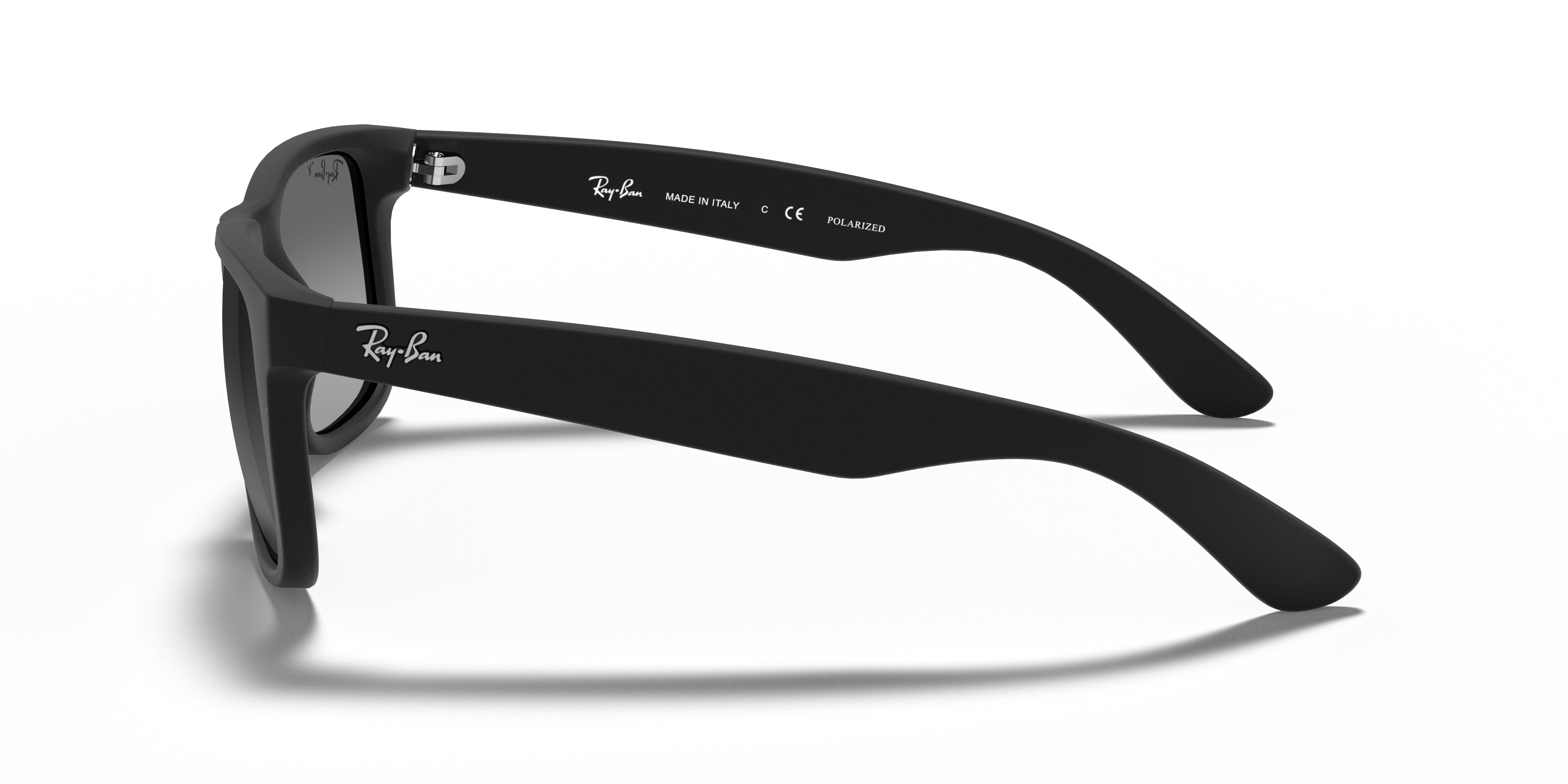 Ray-Ban Justin RB4165 - Rubber Black, side view #Colour_Rubber Black