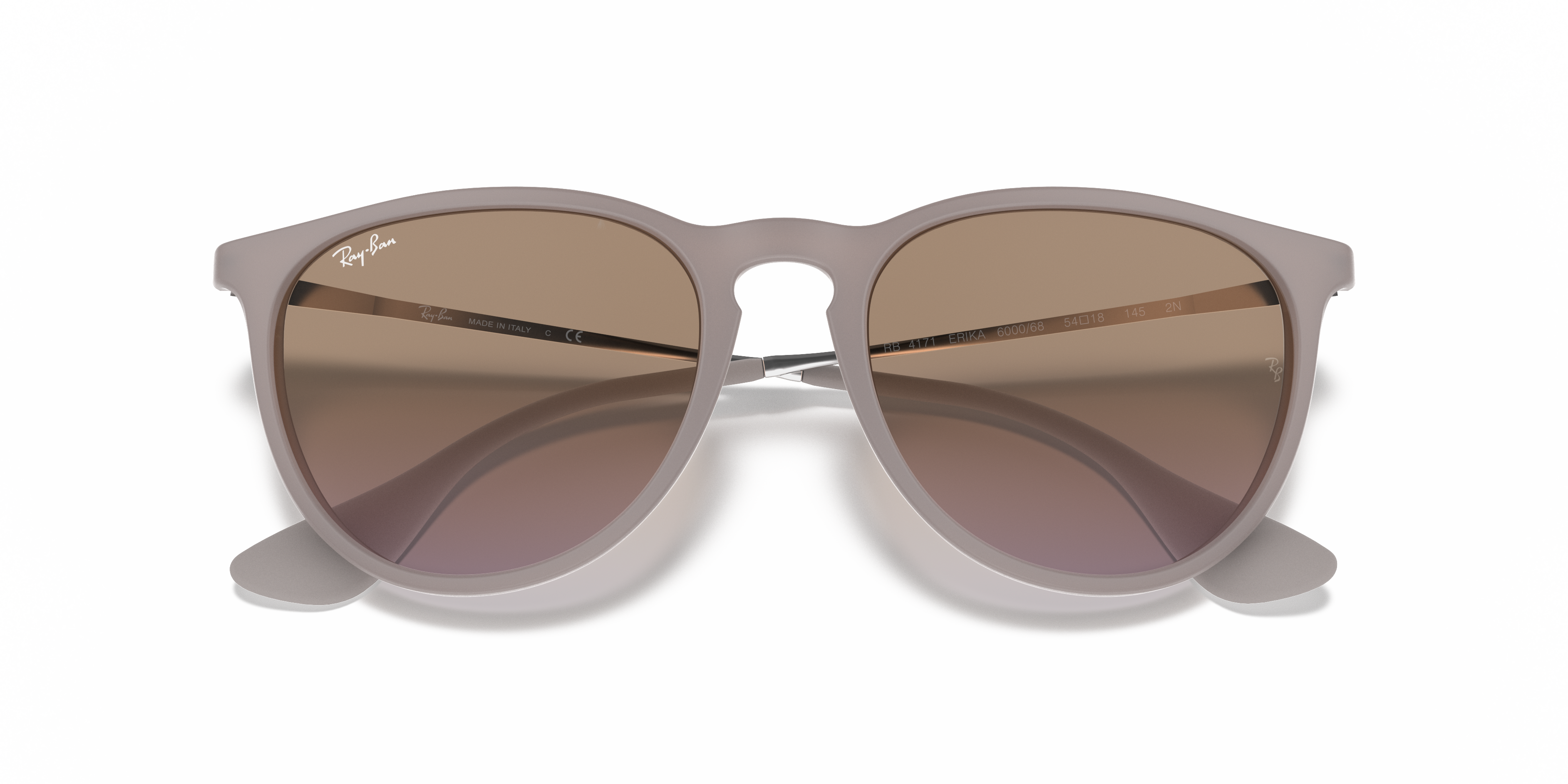 Ray-Ban Erika RB4171 in Dark Sand, front detail view #Colour_Dark Sand