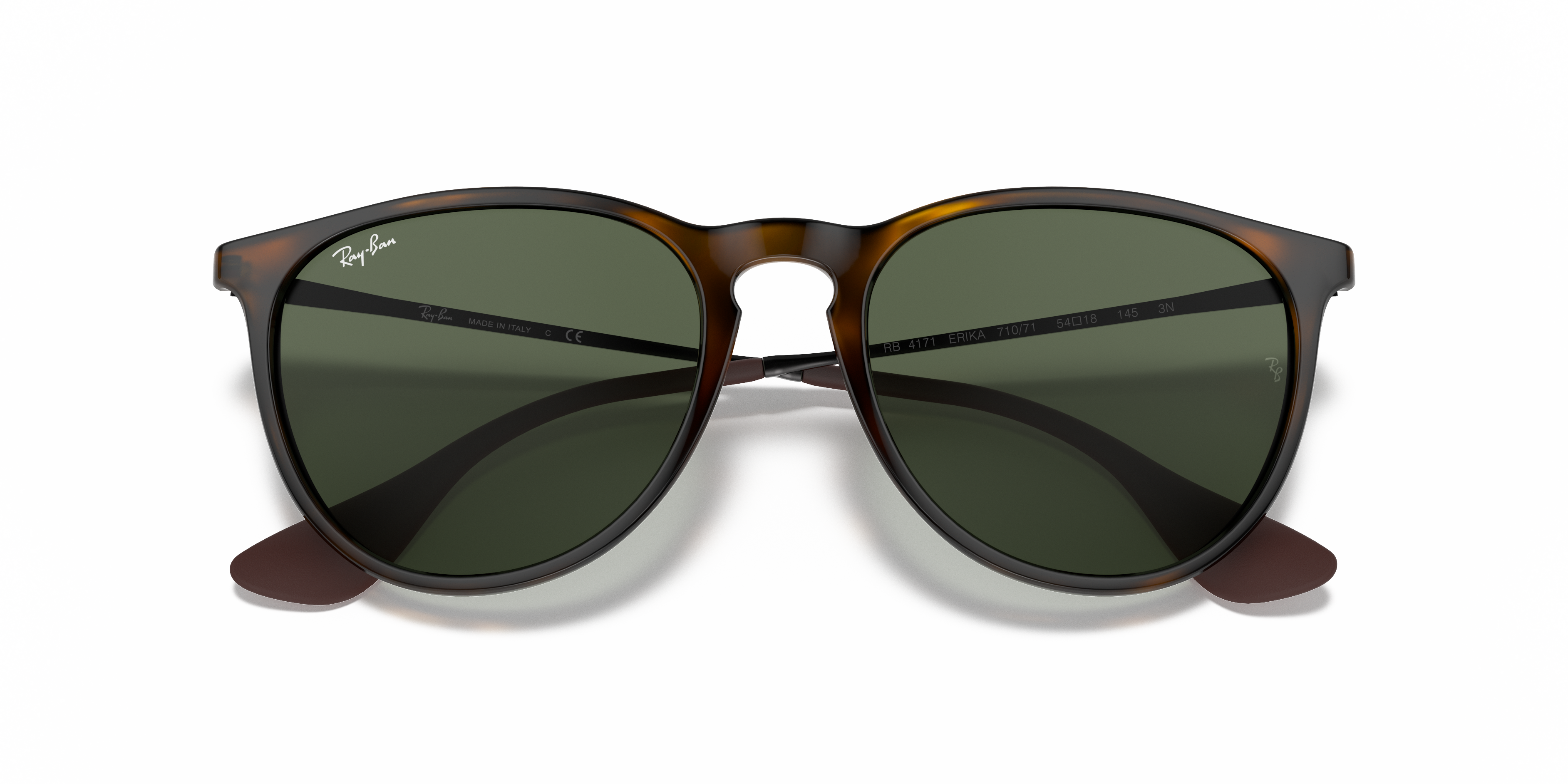Ray-Ban Erika RB4171 in Light Havana, front detail view #Colour_Light Havana