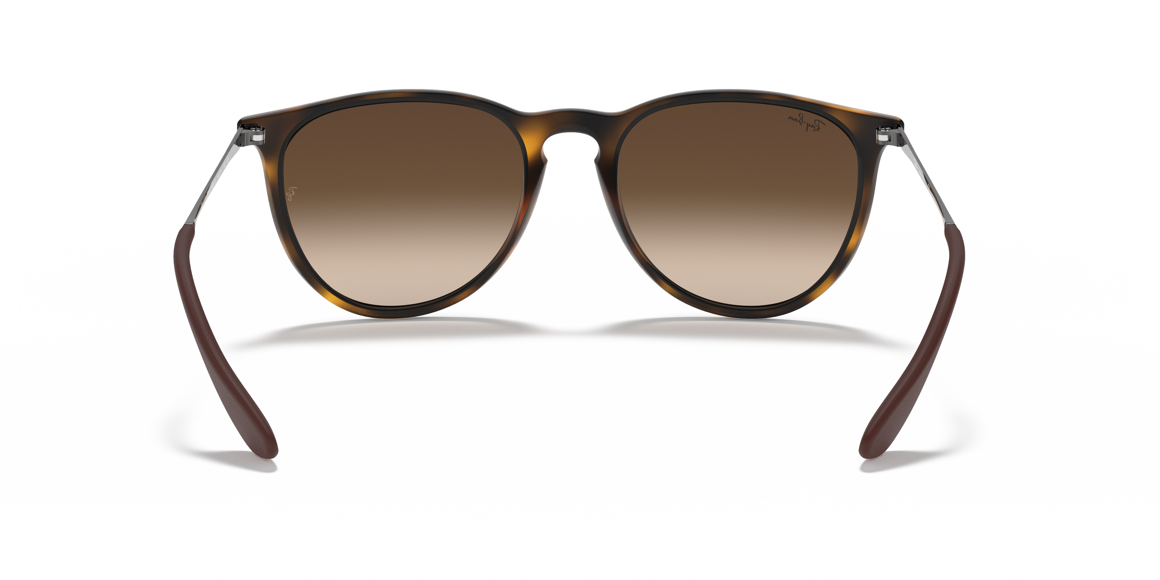 Ray-Ban Erika RB4171 in Rubber Havana, back view #Colour_Rubber Havana