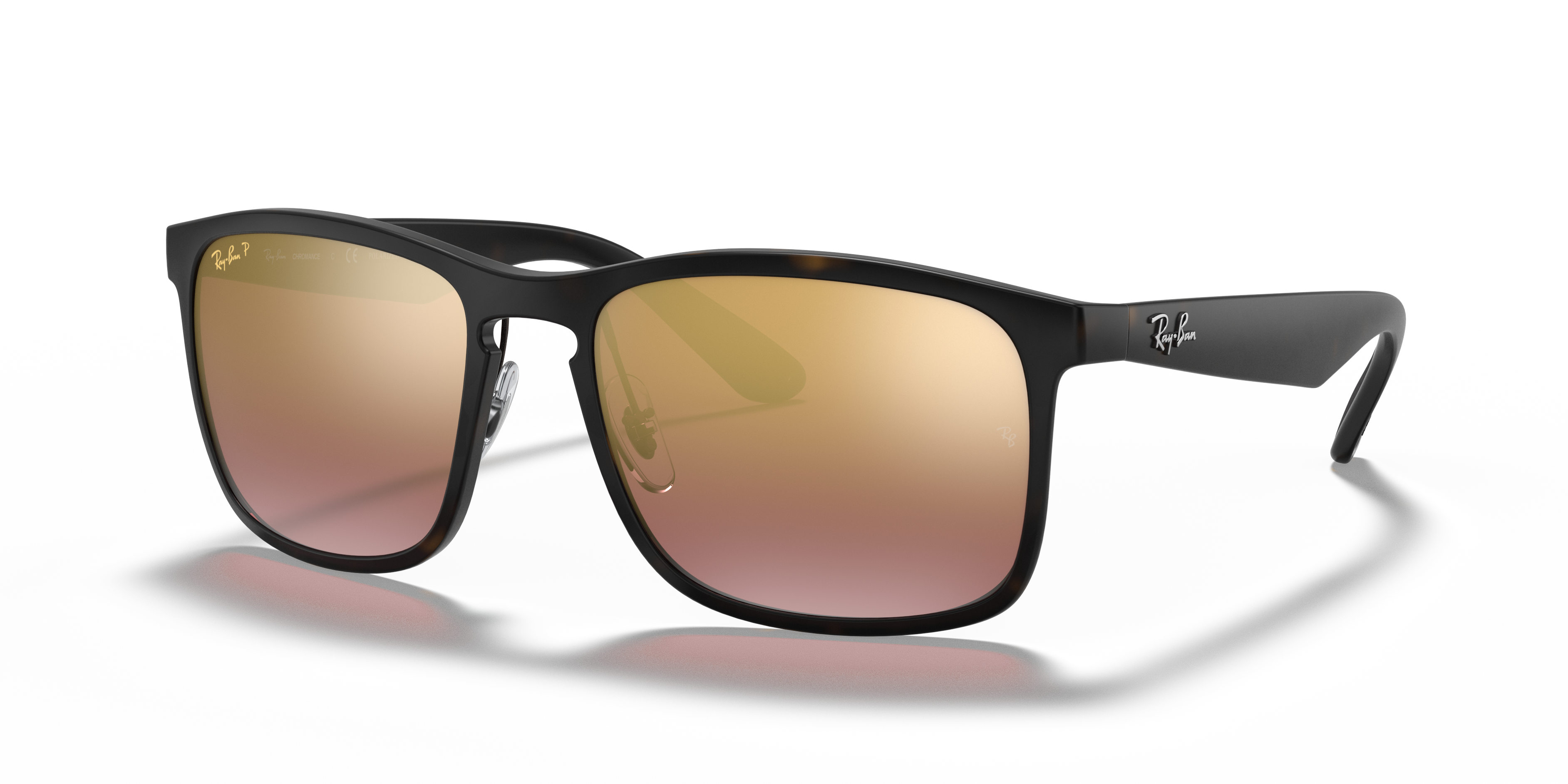 Ray-Ban RB4264 in Havana, three-quarter view #Colour_Havana