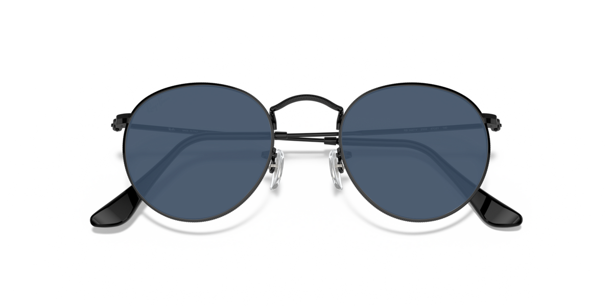 Ray-Ban RB3447V in Black, angled view #Colour_Black (2503)