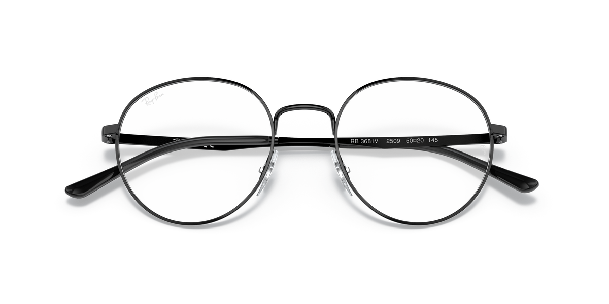 Ray-Ban RB3681V in Black, front detail view #Colour_Black (2509)