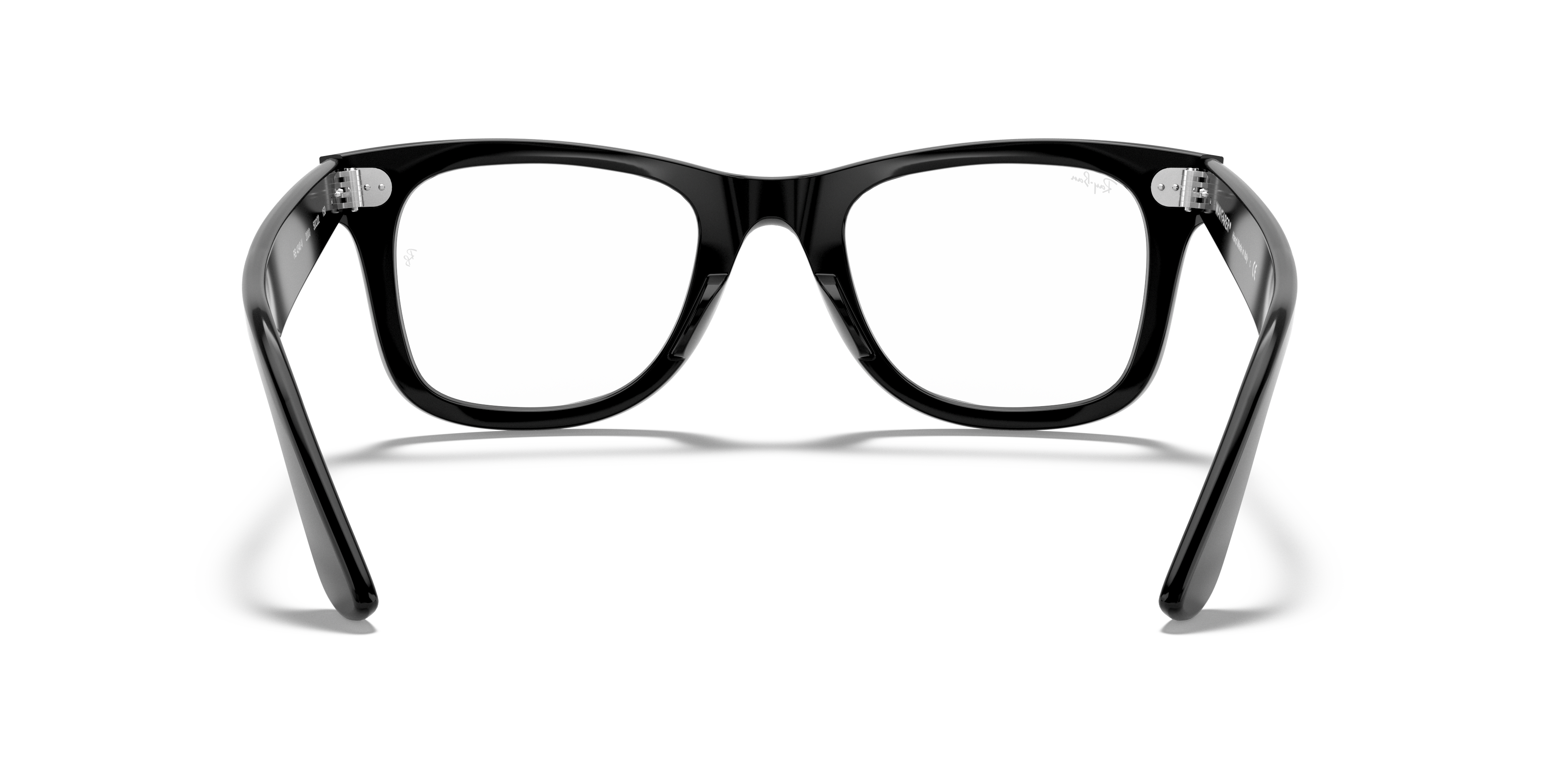Ray-Ban Wayfarer Ease RX4340V in Black, back view #Colour_Black
