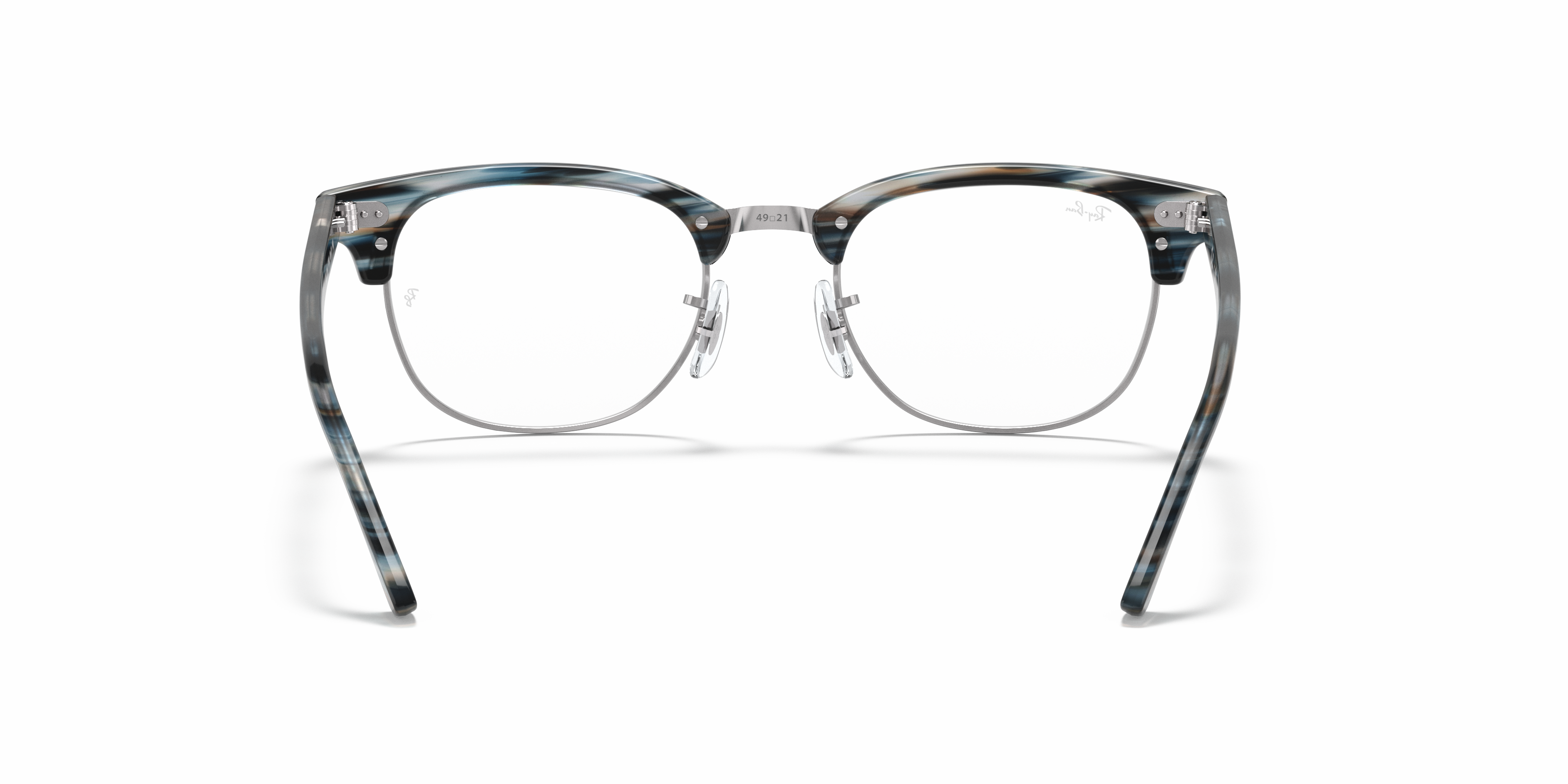 Ray-Ban Clubmaster RX5154 in Blue, back view #Colour_Blue