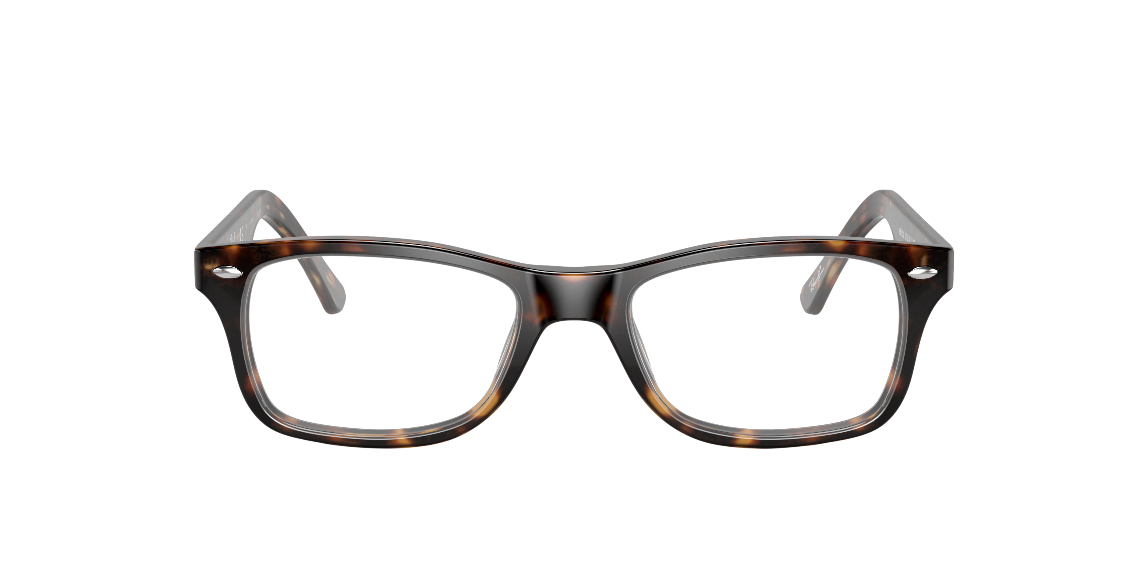Ray-Ban RX5228 in Dark Havana, front view #Colour_Dark Havana