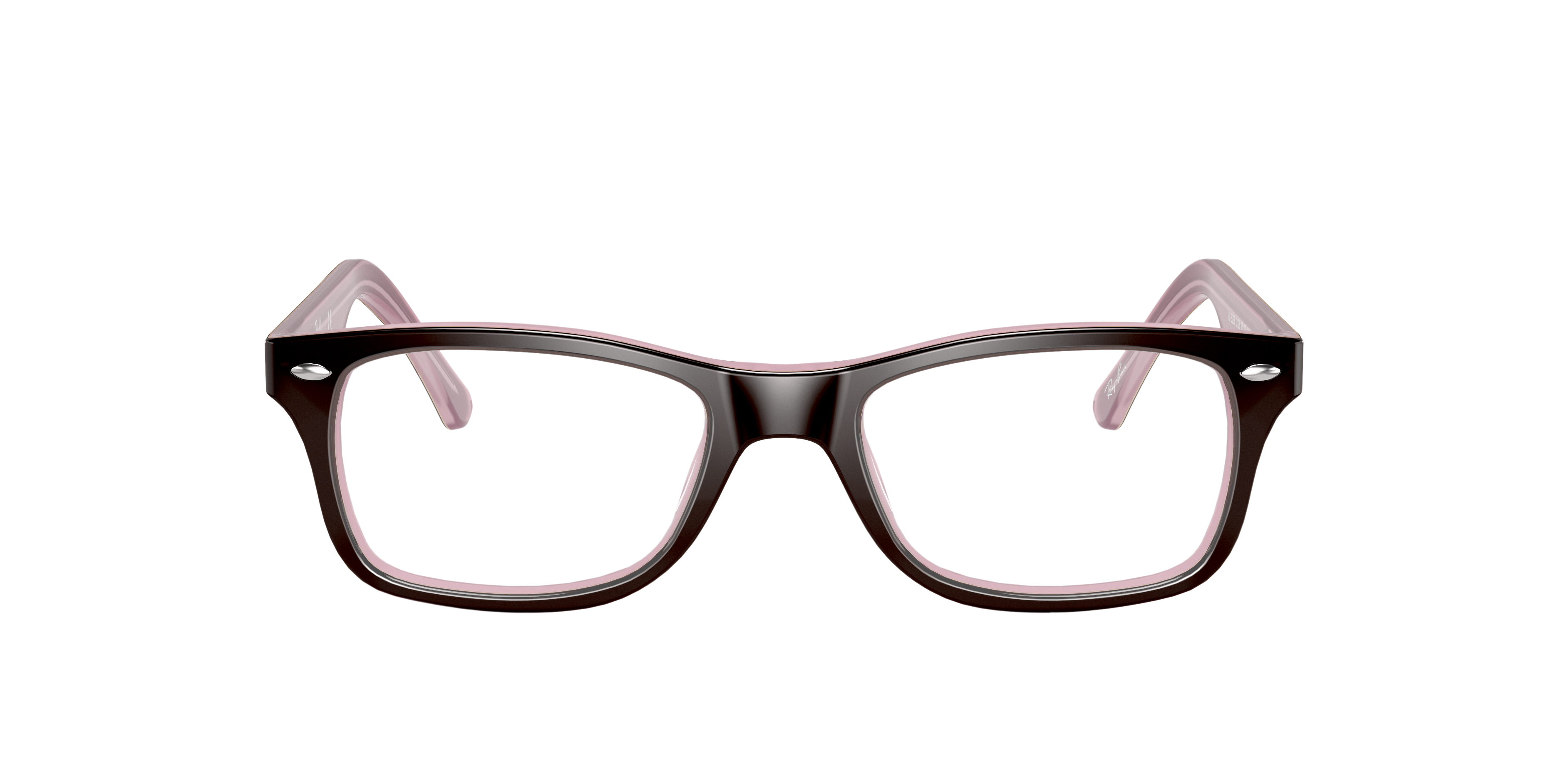 Ray-Ban RX5228 in Brown, front view #Colour_Brown