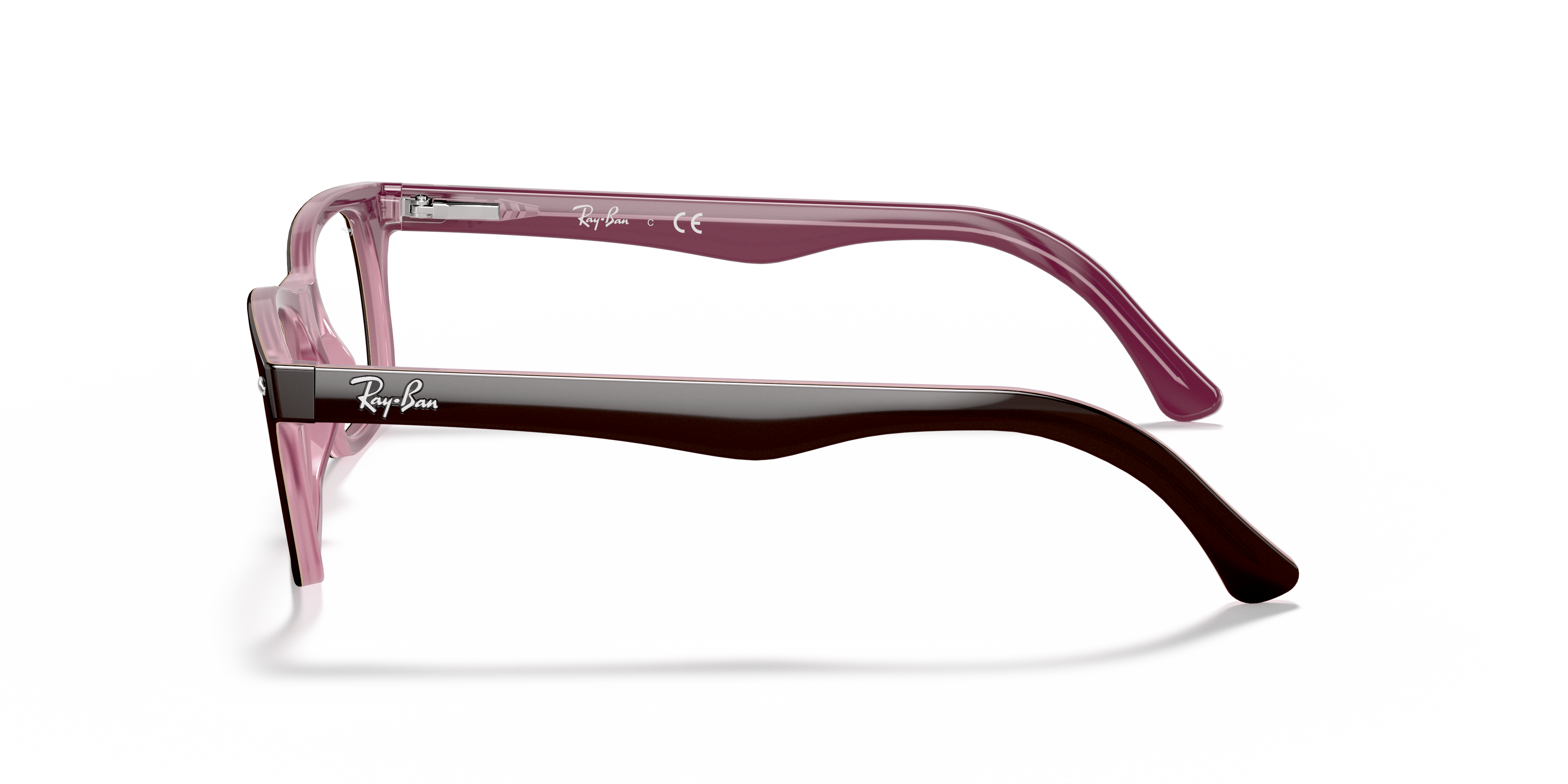 Ray-Ban RX5228 in Brown, side view #Colour_Brown